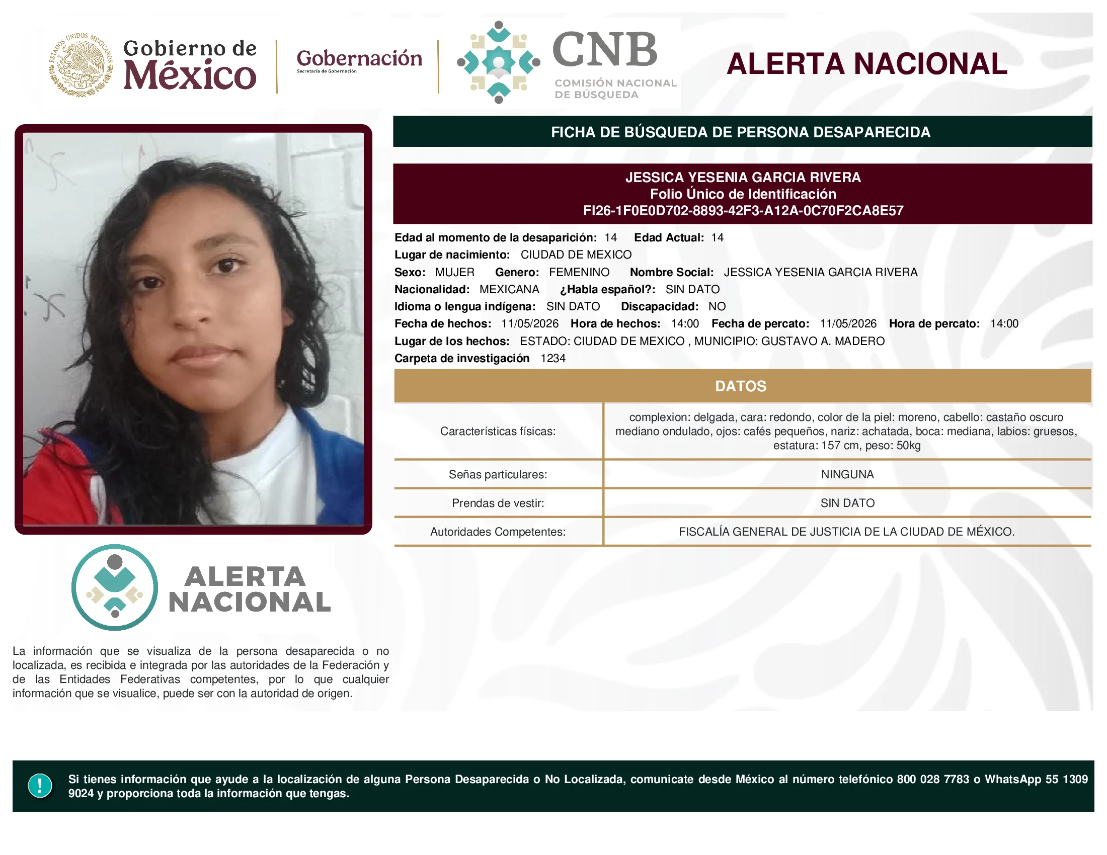 Jessica Yesenia Garcia Rivera