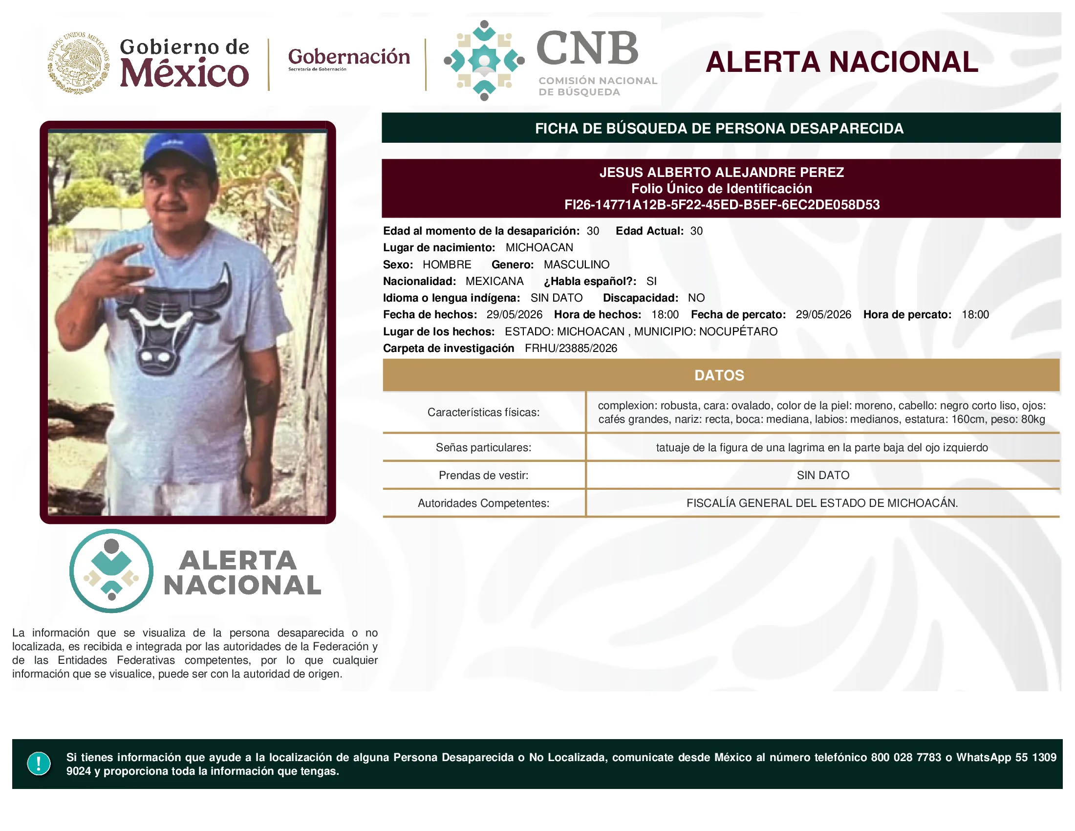 Jesus Alberto Alejandre Perez