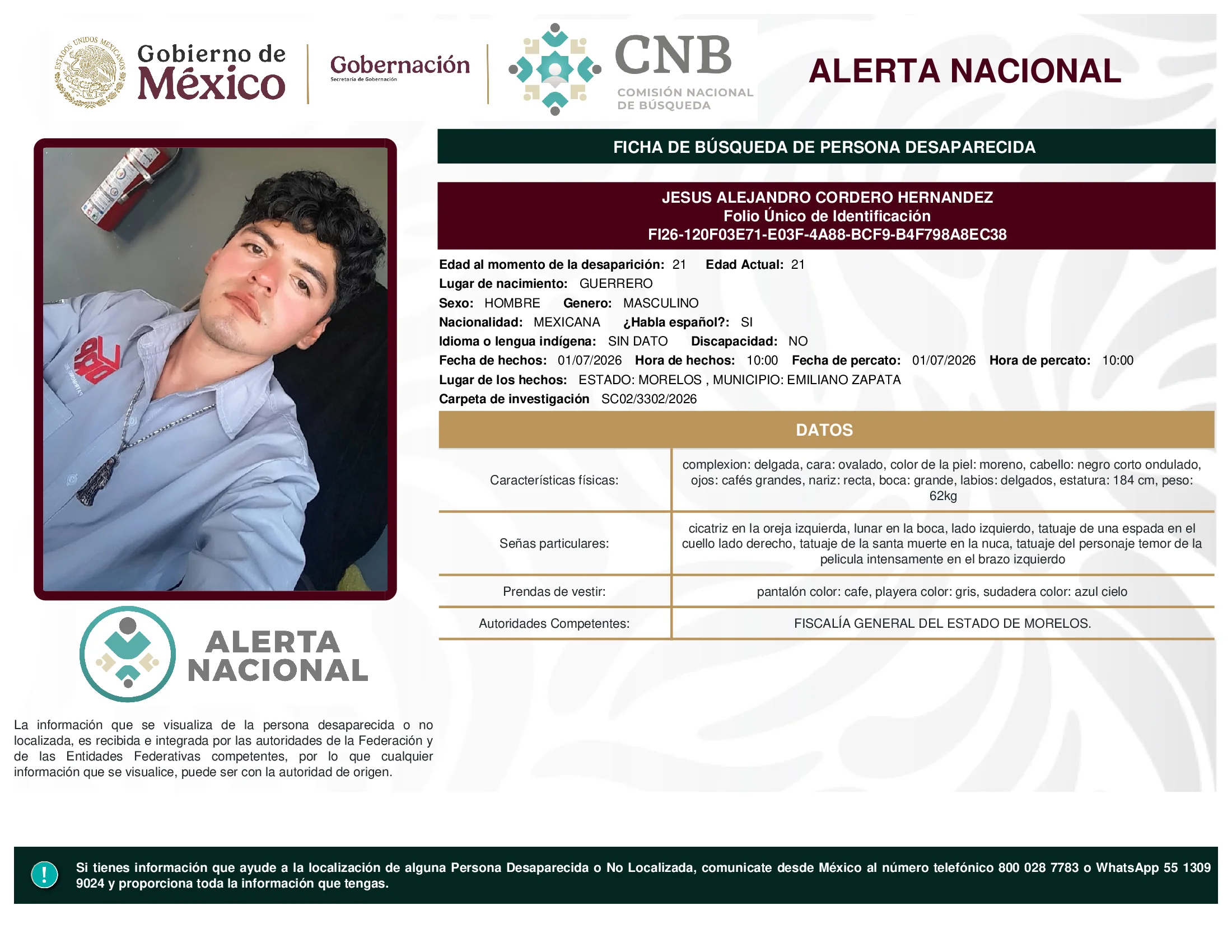 Jesus Alejandro Cordero Hernandez