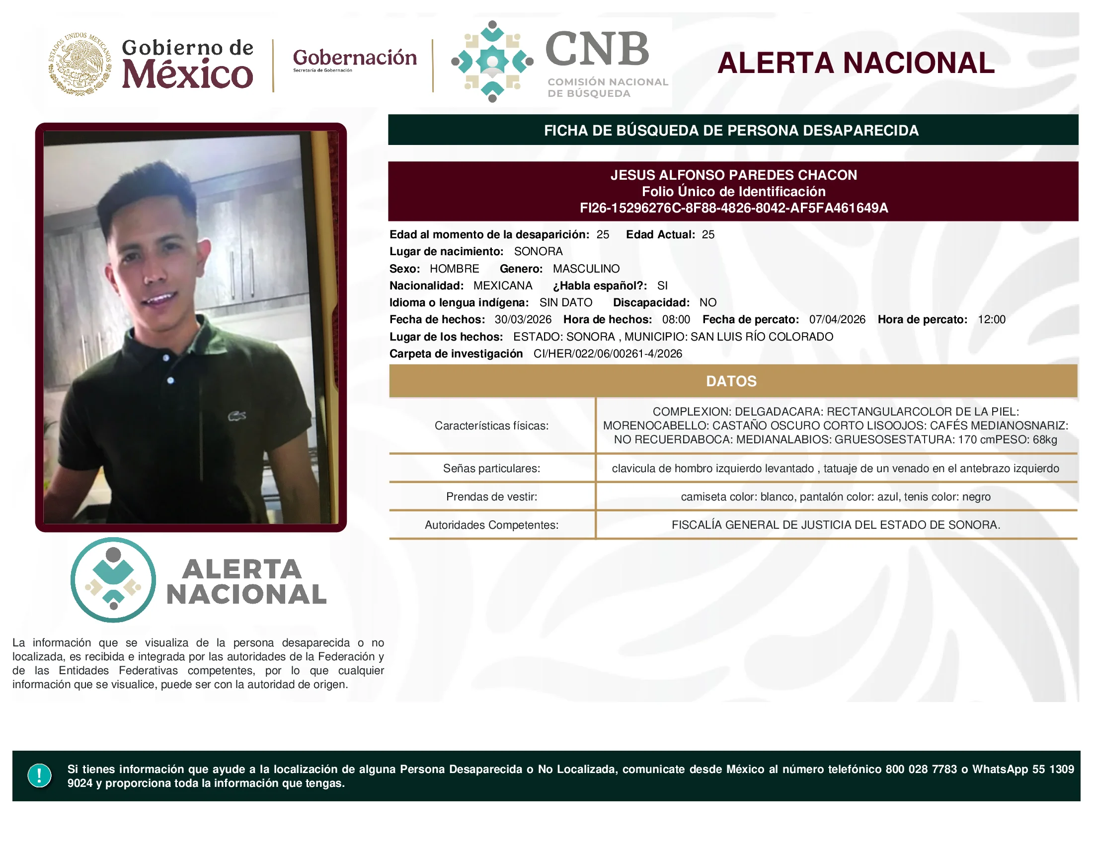 Jesus Alfonso Paredes Chacon