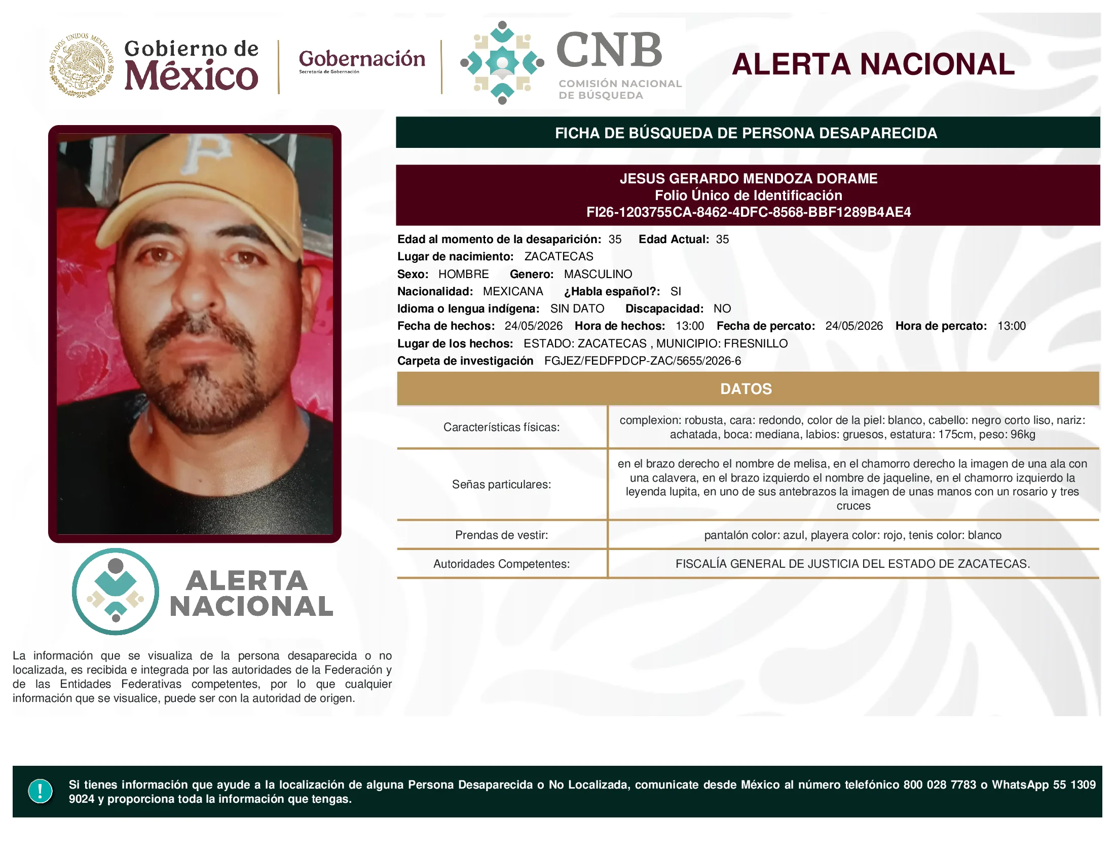 Jesus Gerardo Mendoza Dorame