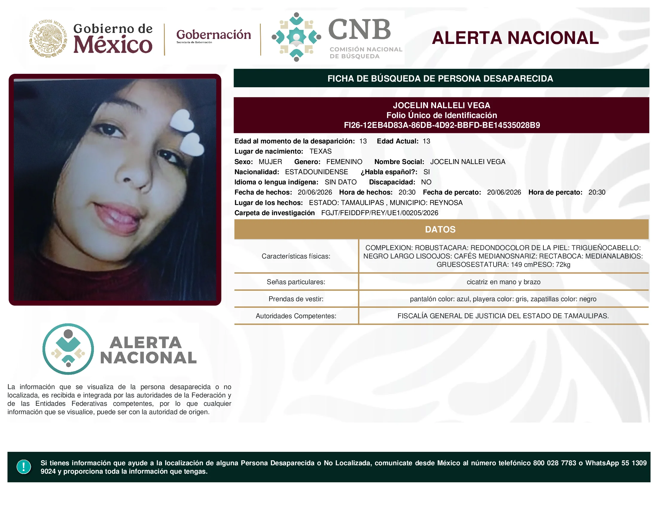 Jocelin Nalleli Vega
