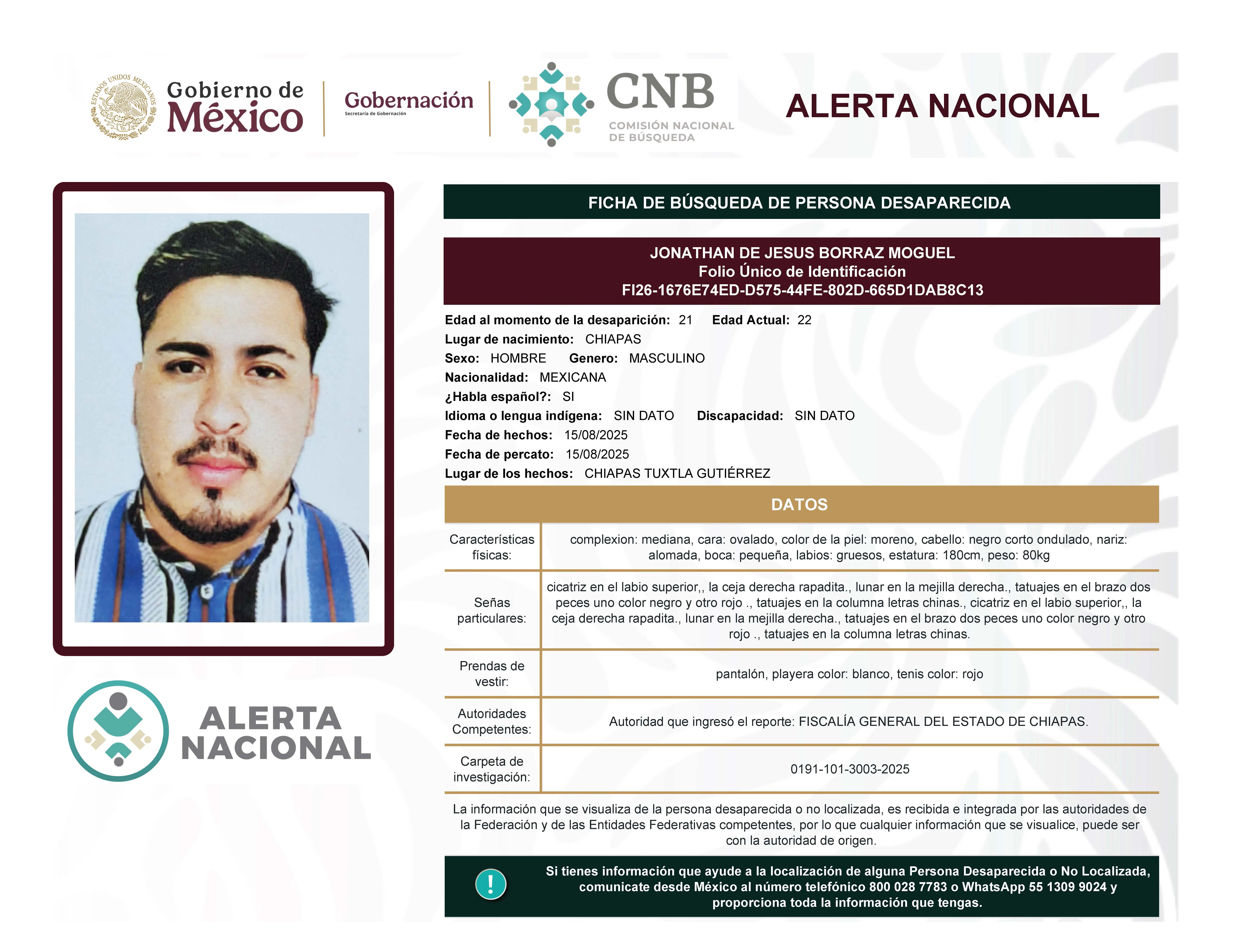 Jonathan De Jesus Borraz Moguel