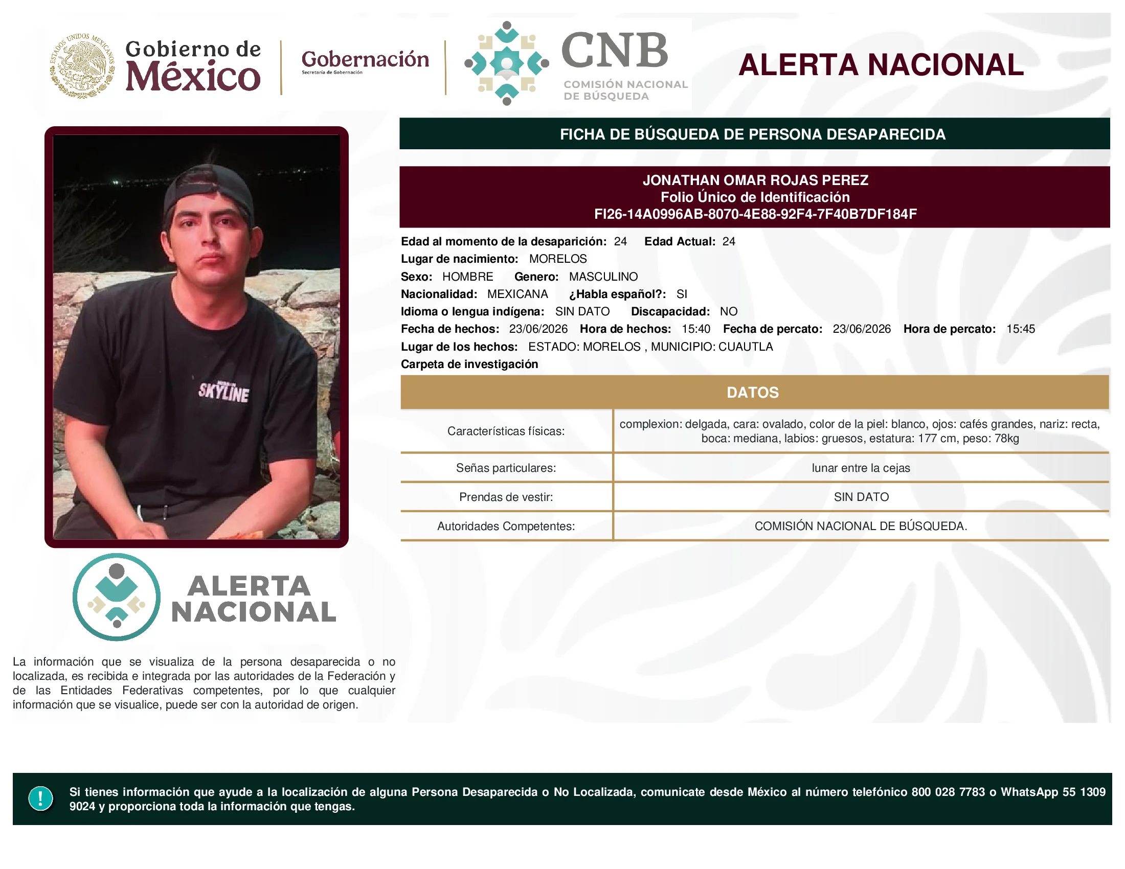 Jonathan Omar Rojas Perez