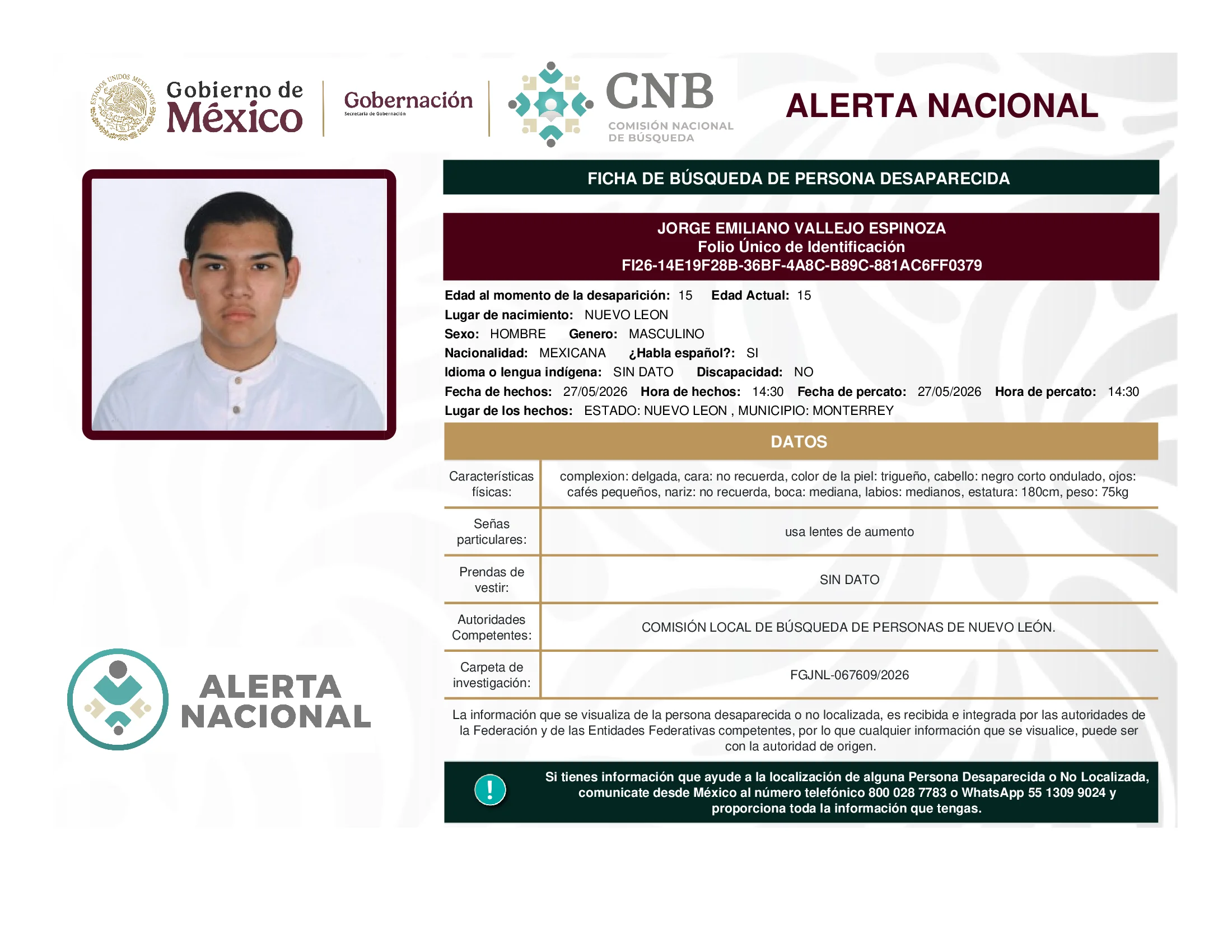 Jorge Emiliano Vallejo Espinoza