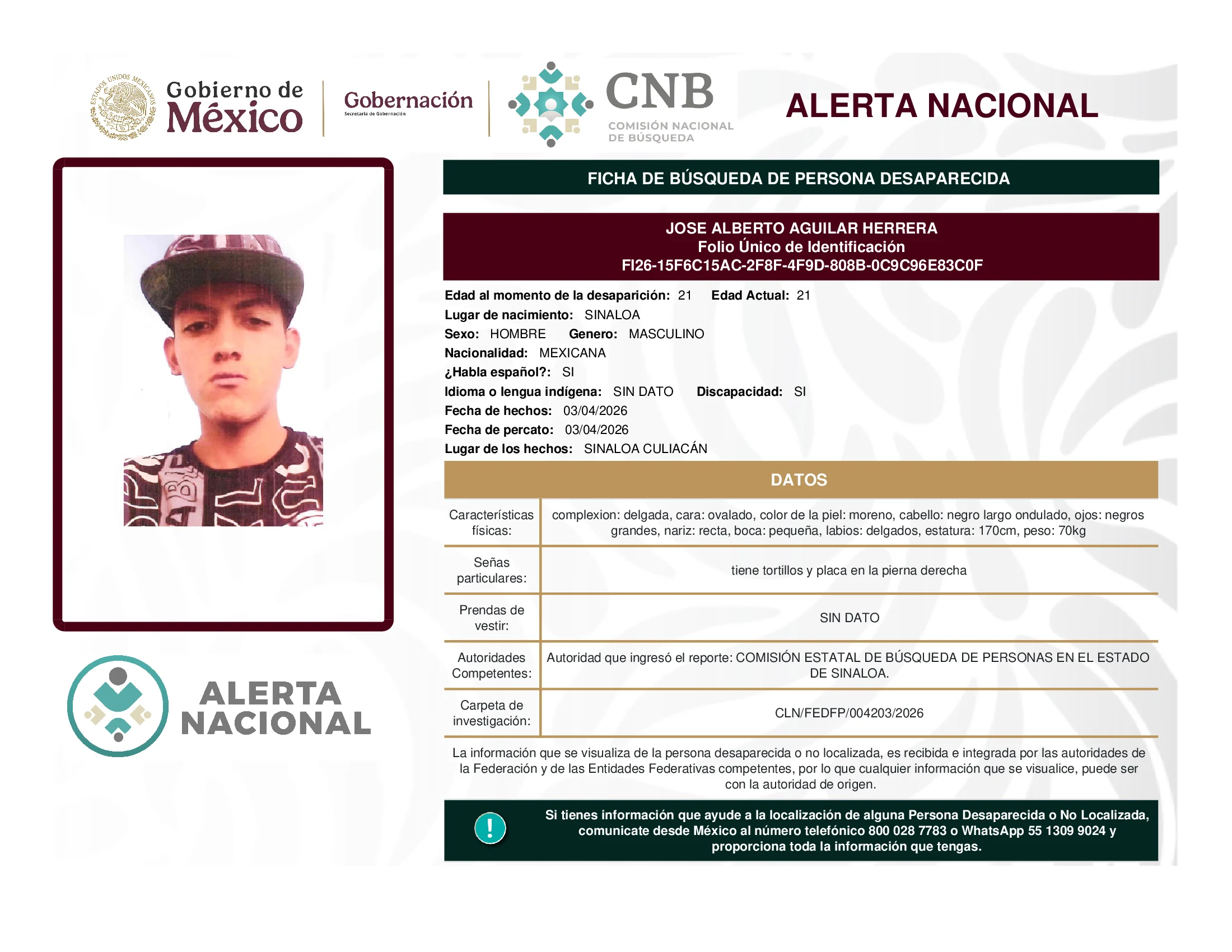 Jose Alberto Aguilar Herrera