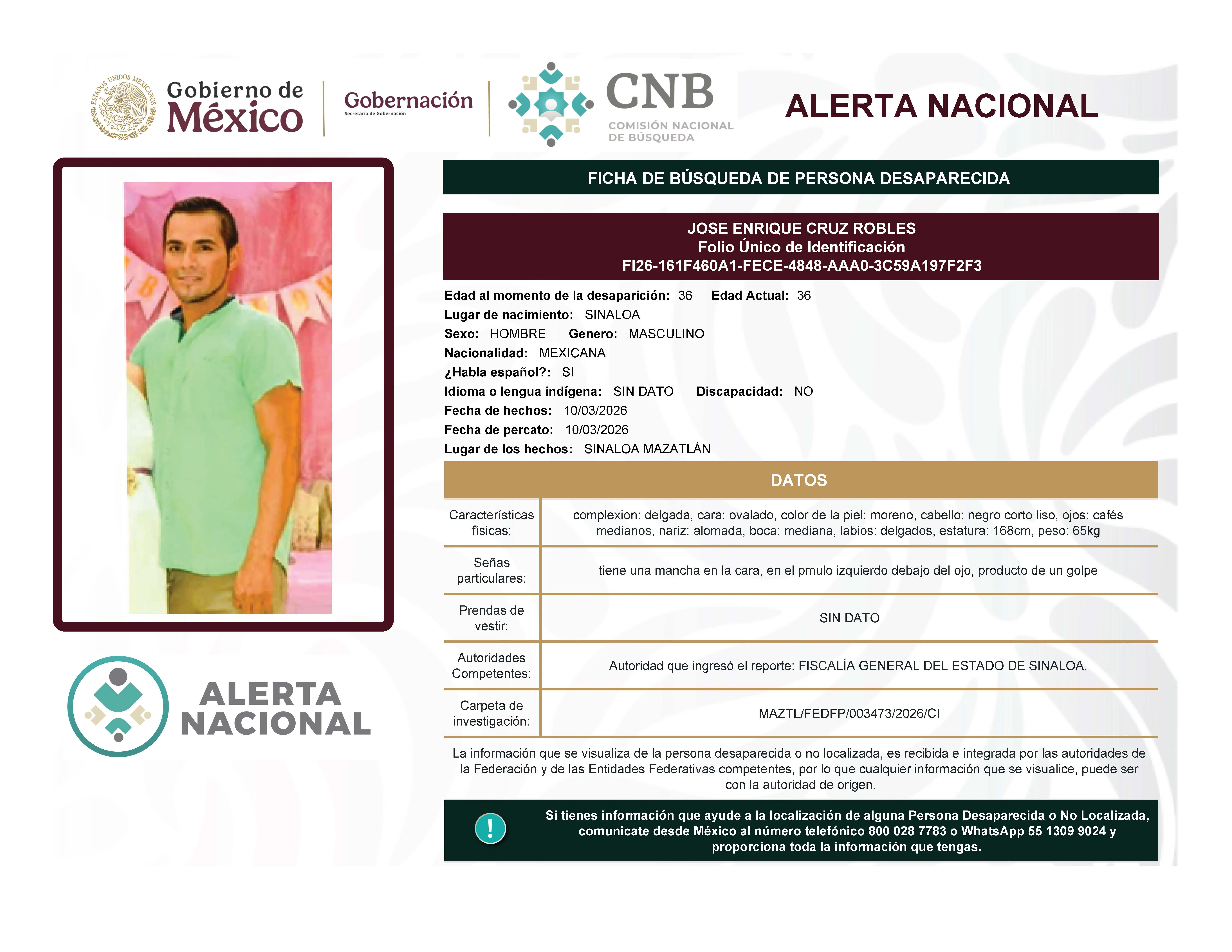 Jose Enrique Cruz Robles
