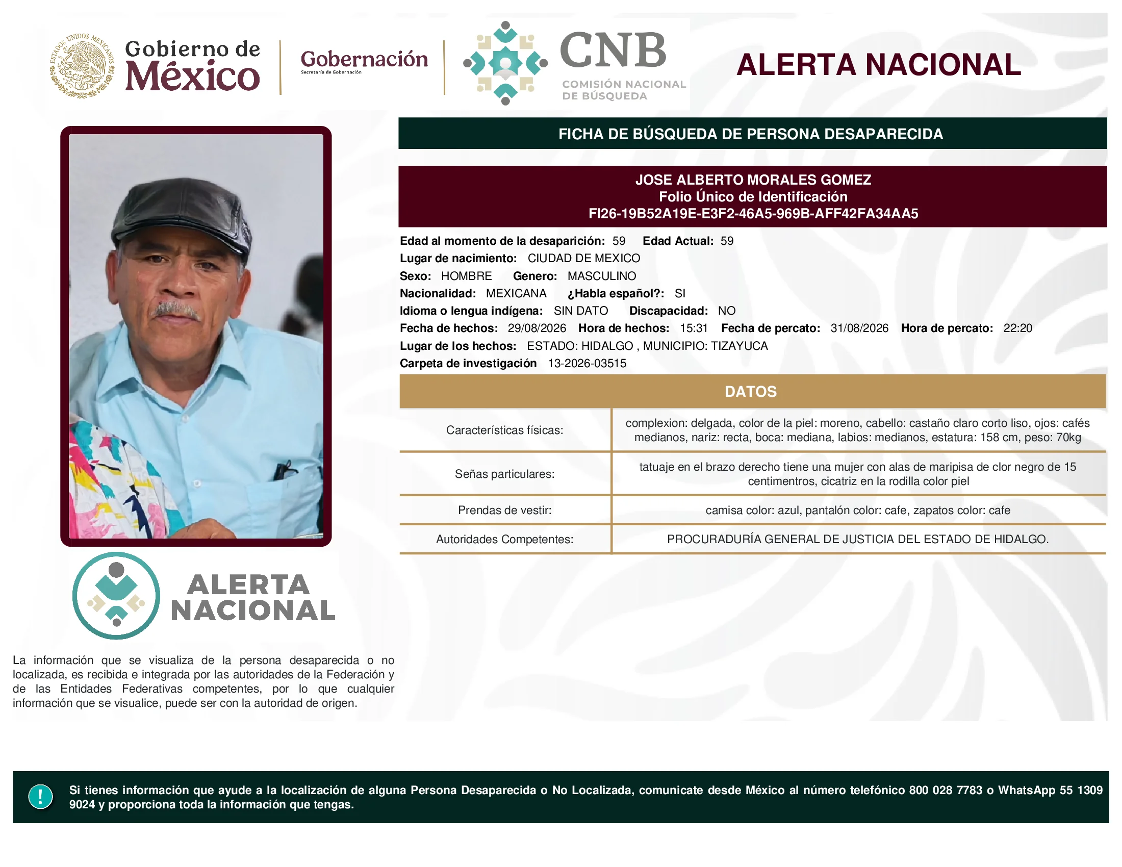 Jose Alberto Morales Gomez