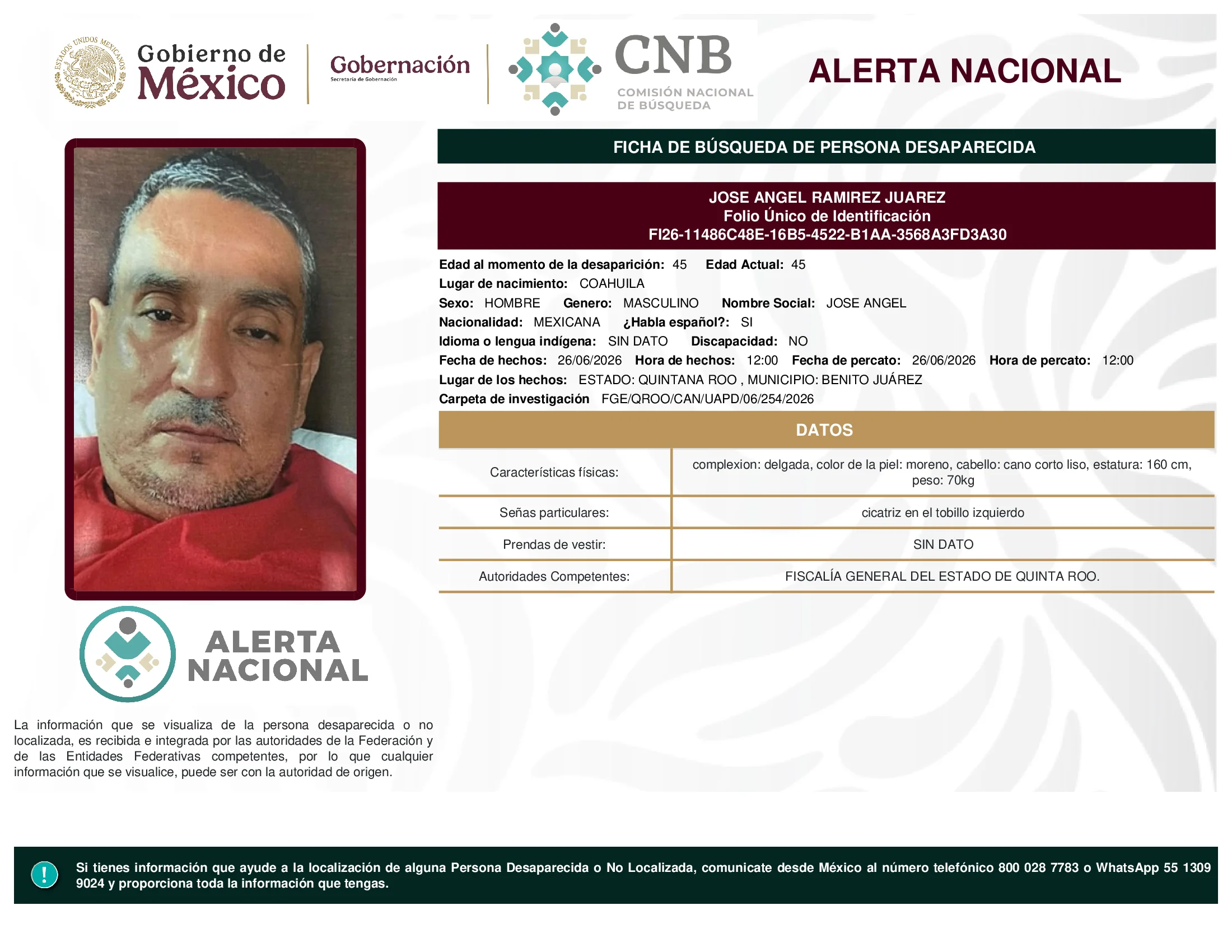Jose Angel Ramirez Juarez