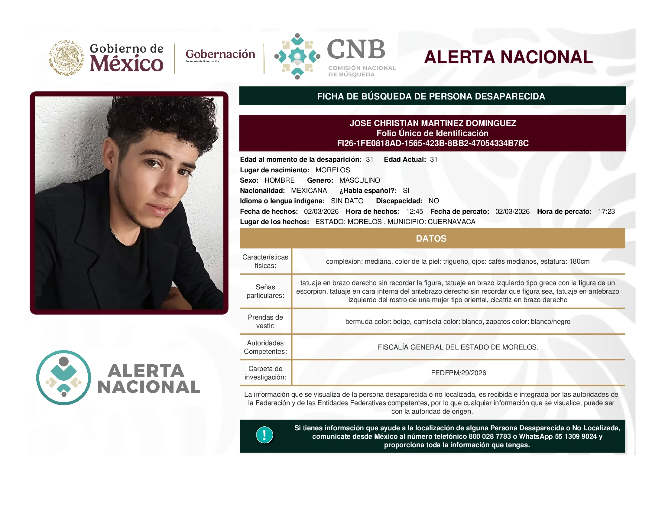 Jose Christian Martinez Dominguez