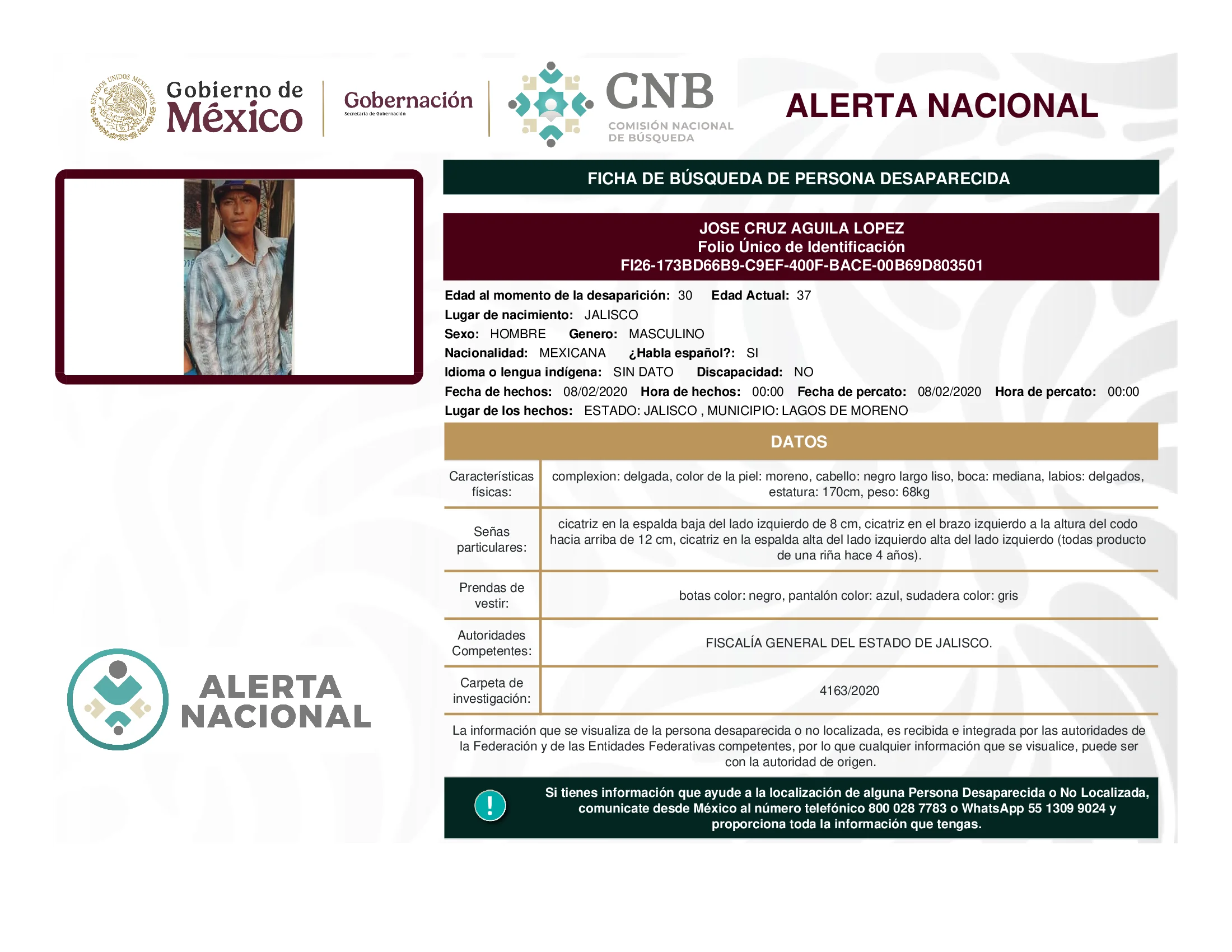 Jose Cruz Aguila Lopez