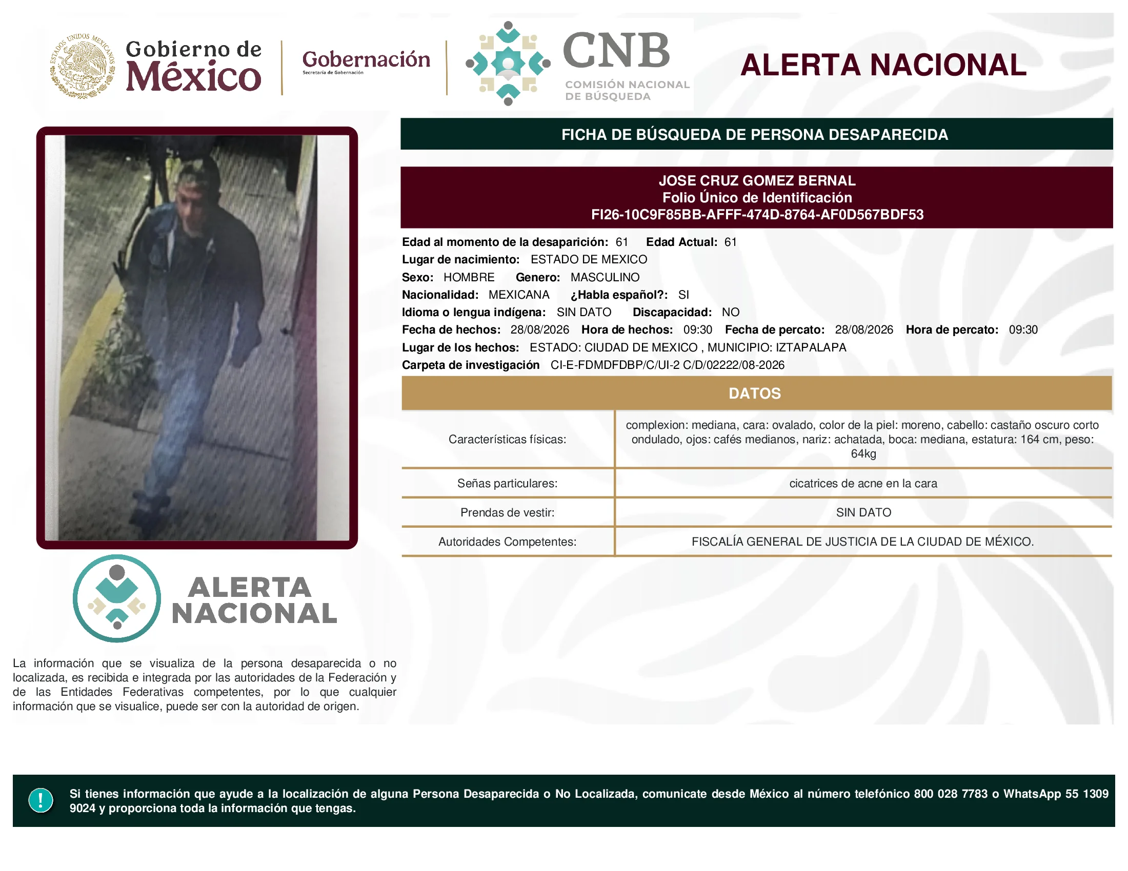 Jose Cruz Gomez Bernal