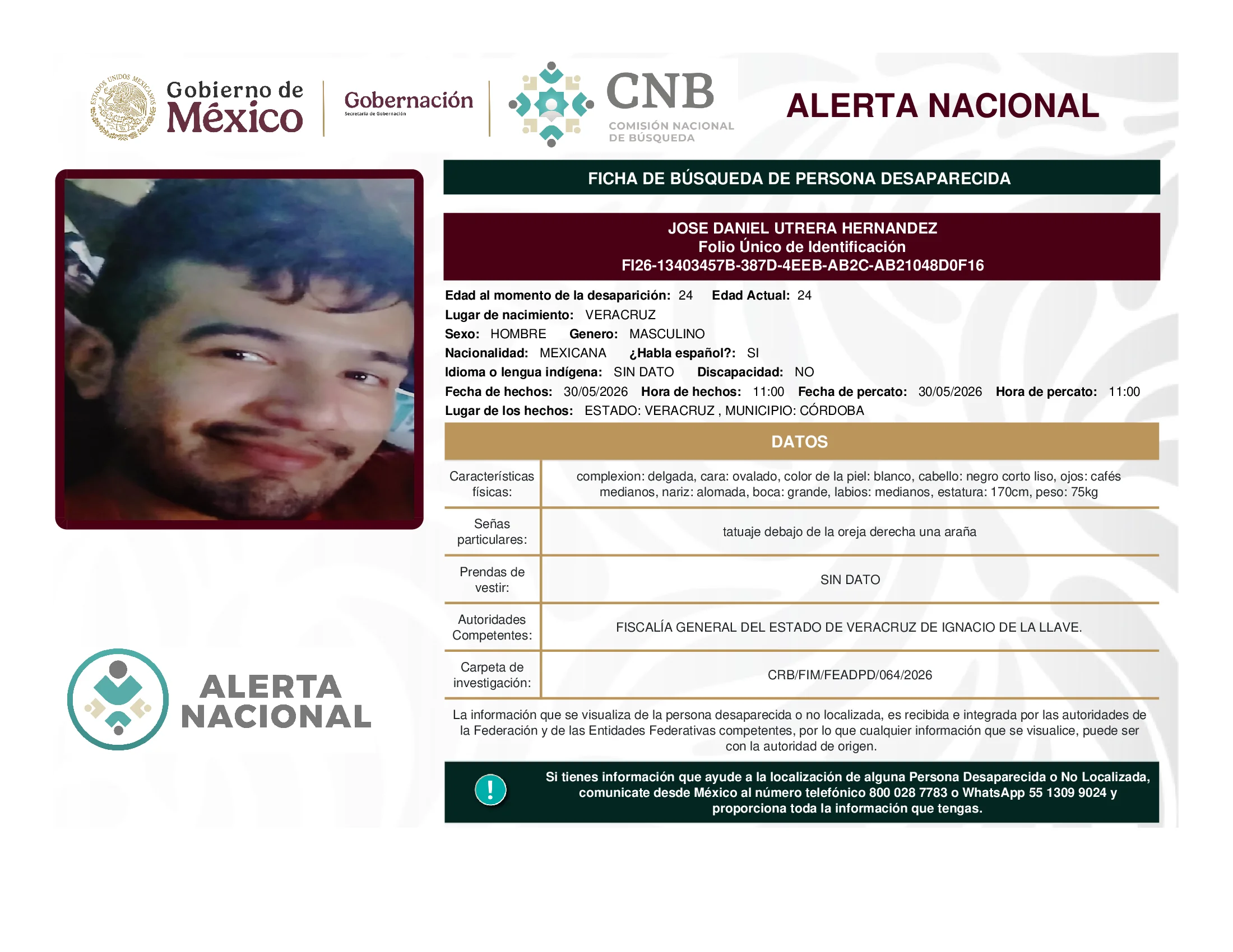 Jose Daniel Utrera Hernandez