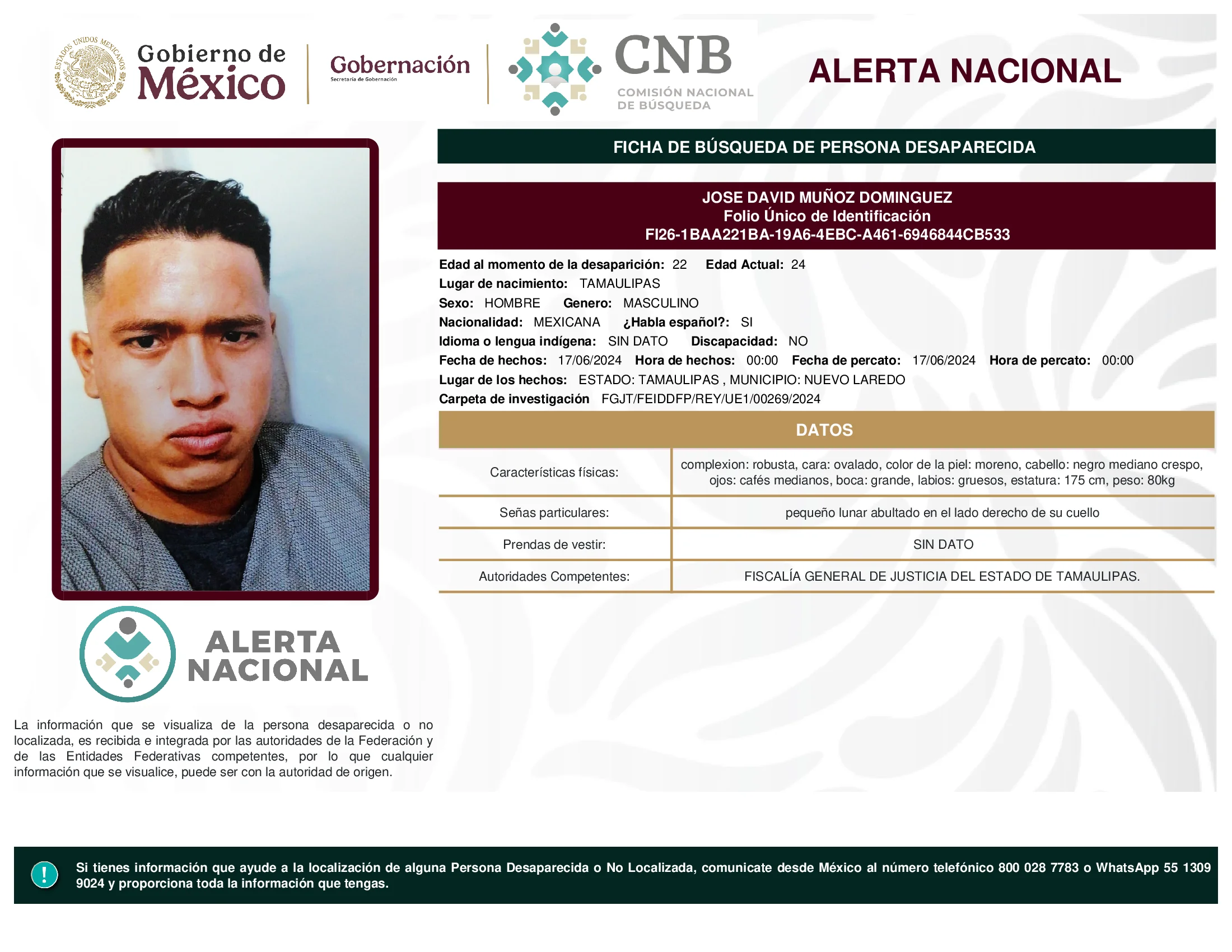 Jose David Muñoz Dominguez