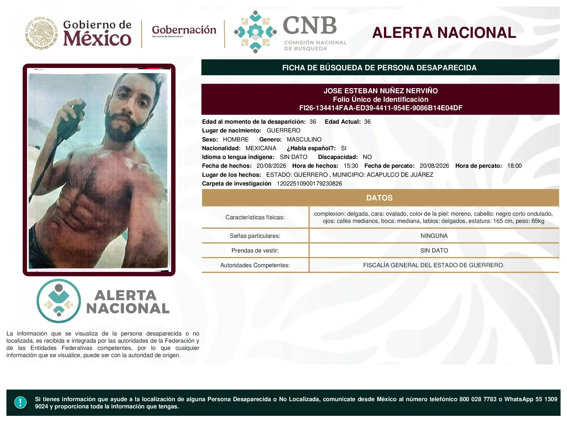 Jose Esteban Nuñez Nerviño