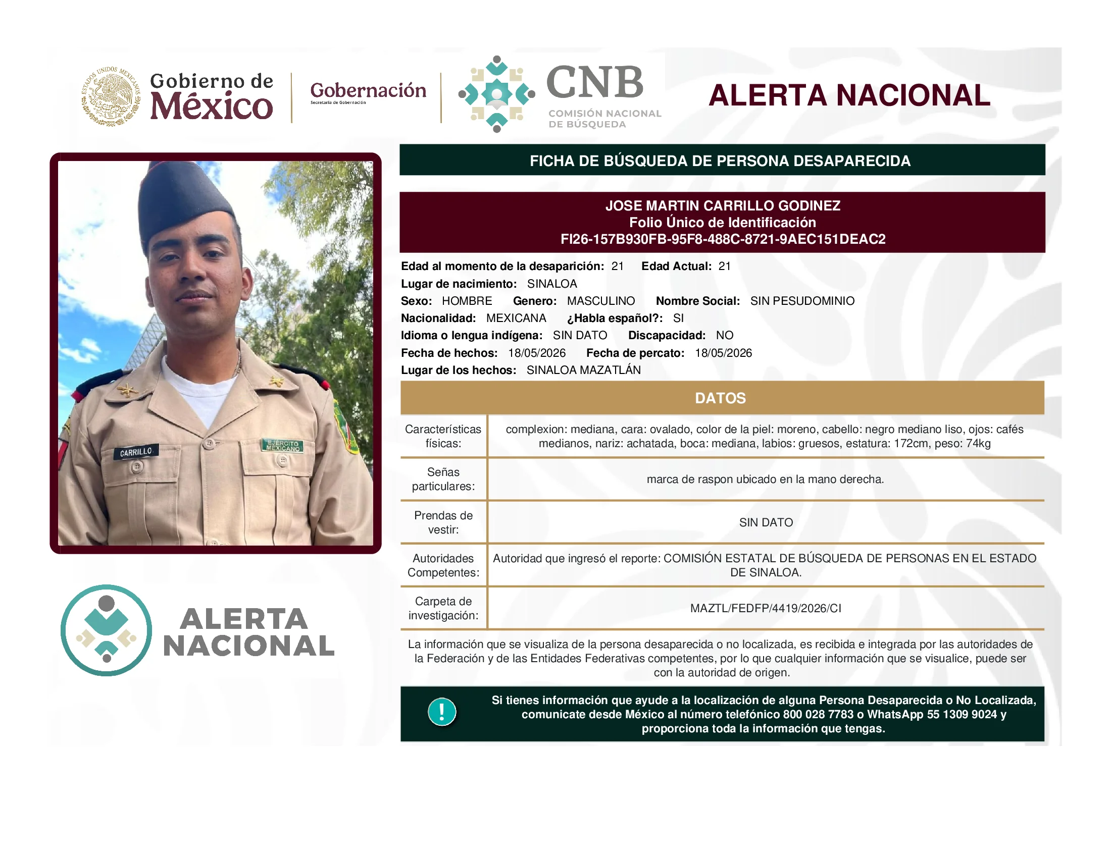 Jose Martin Carrillo Godinez