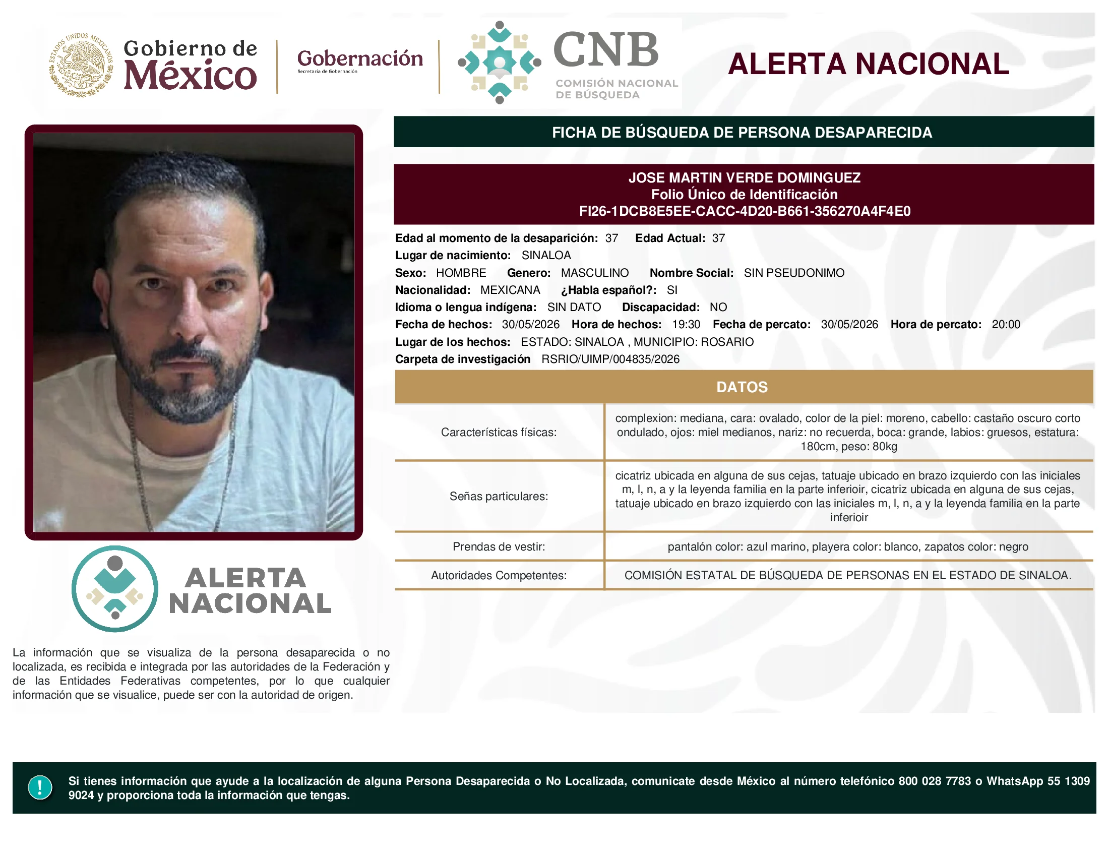 Jose Martin Verde Dominguez