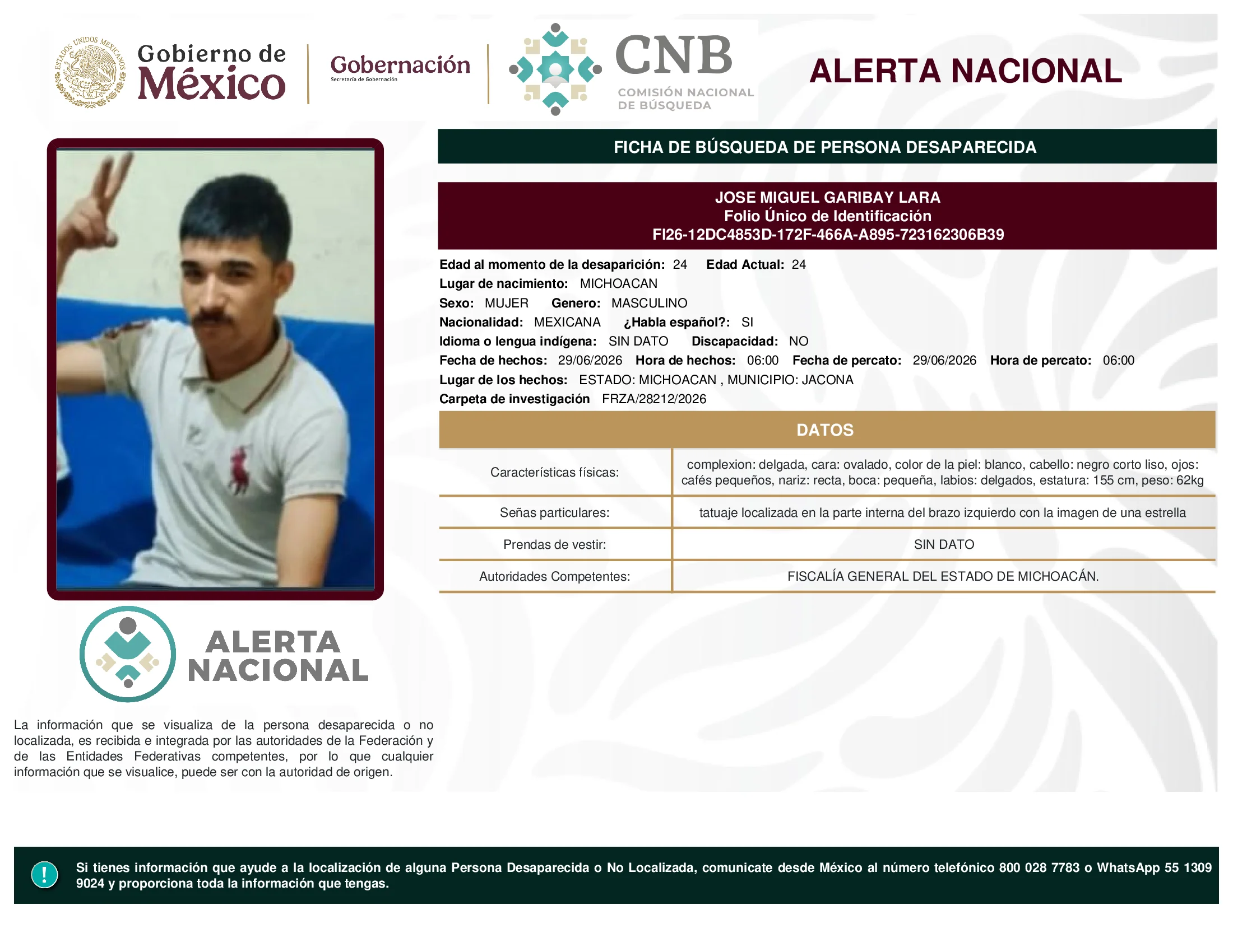 Jose Miguel Garibay Lara