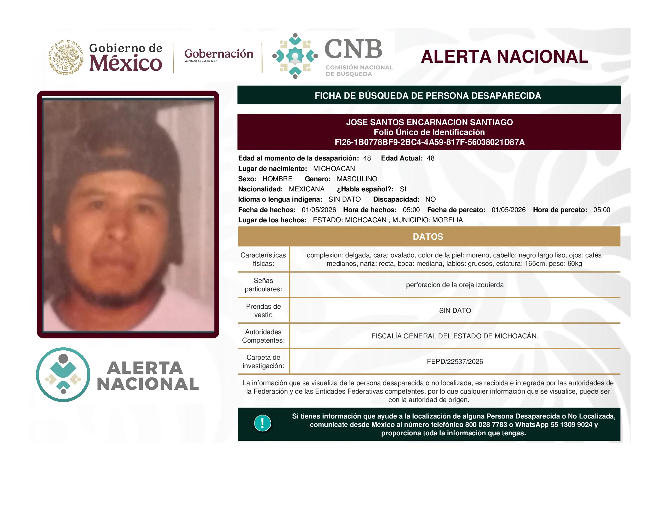 Jose Santos Encarnacion Santiago