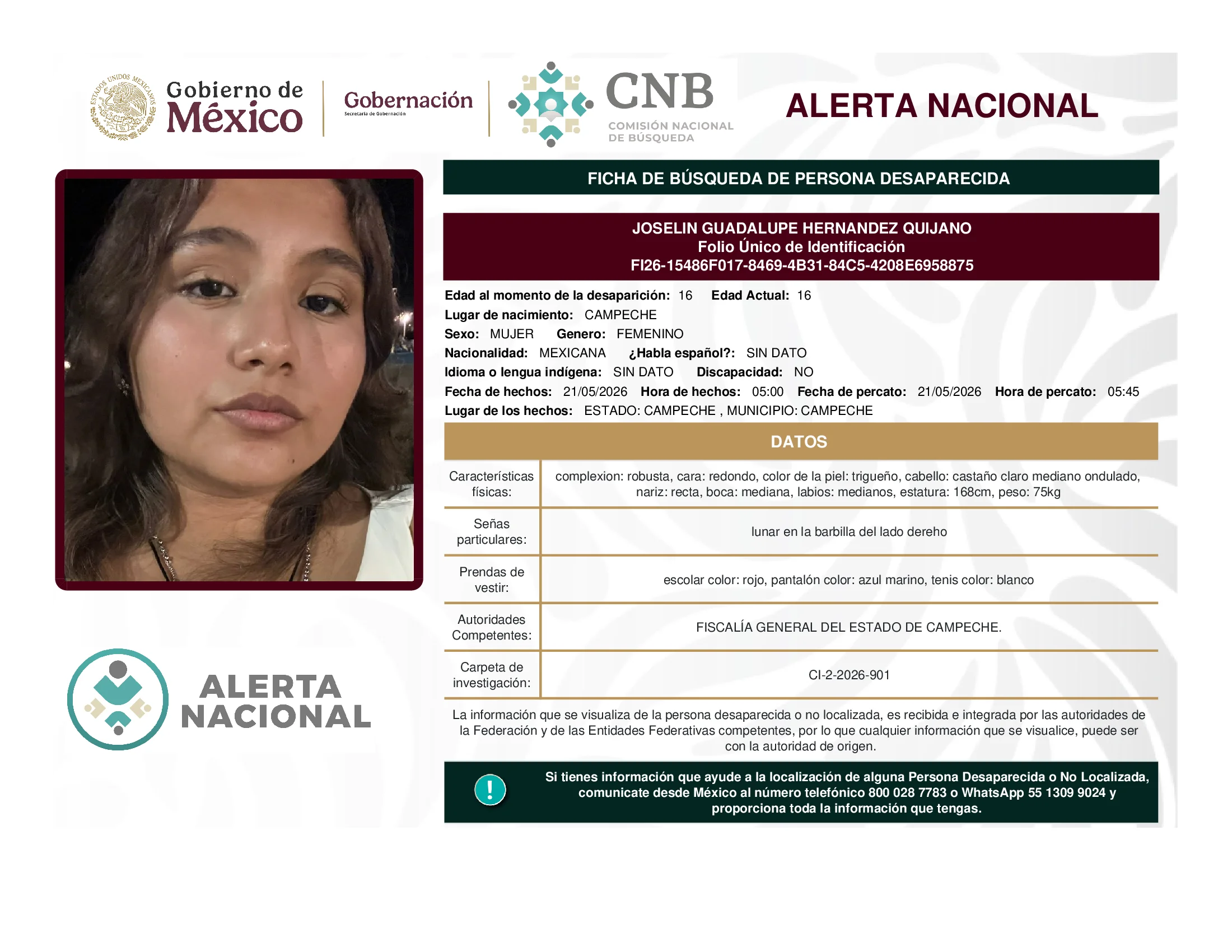 Joselin Guadalupe Hernandez Quijano