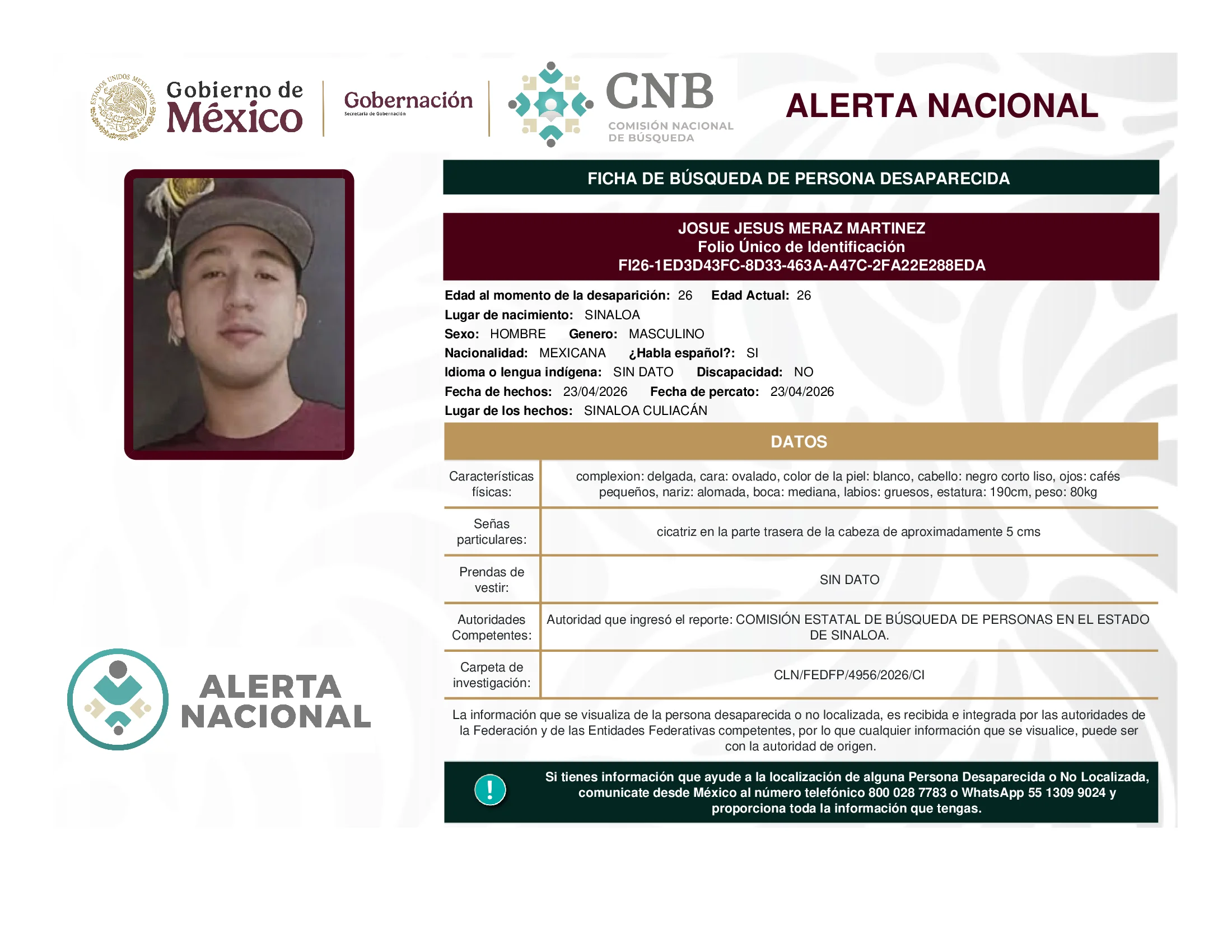 Josue Jesus Meraz Martinez