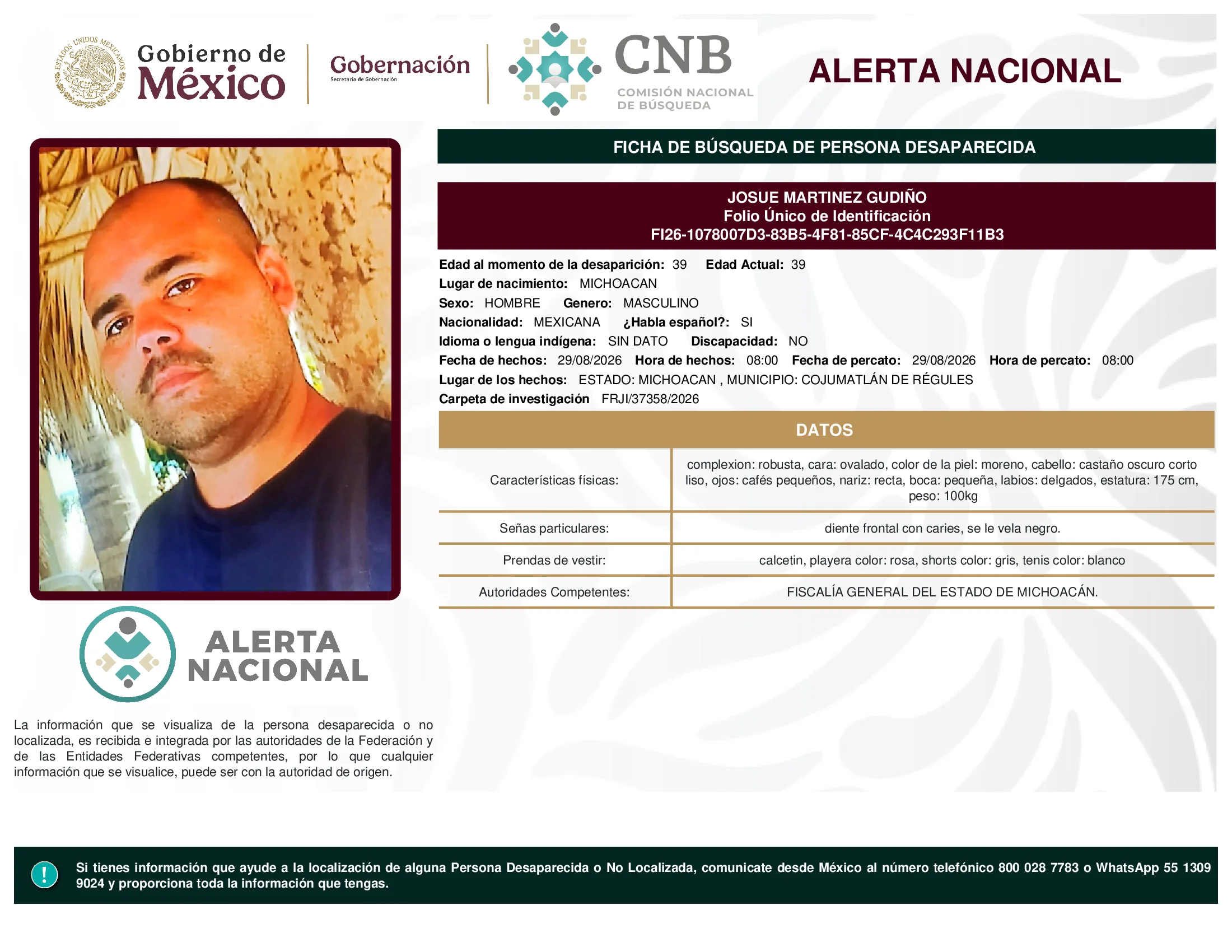 Josue Martinez Gudiño