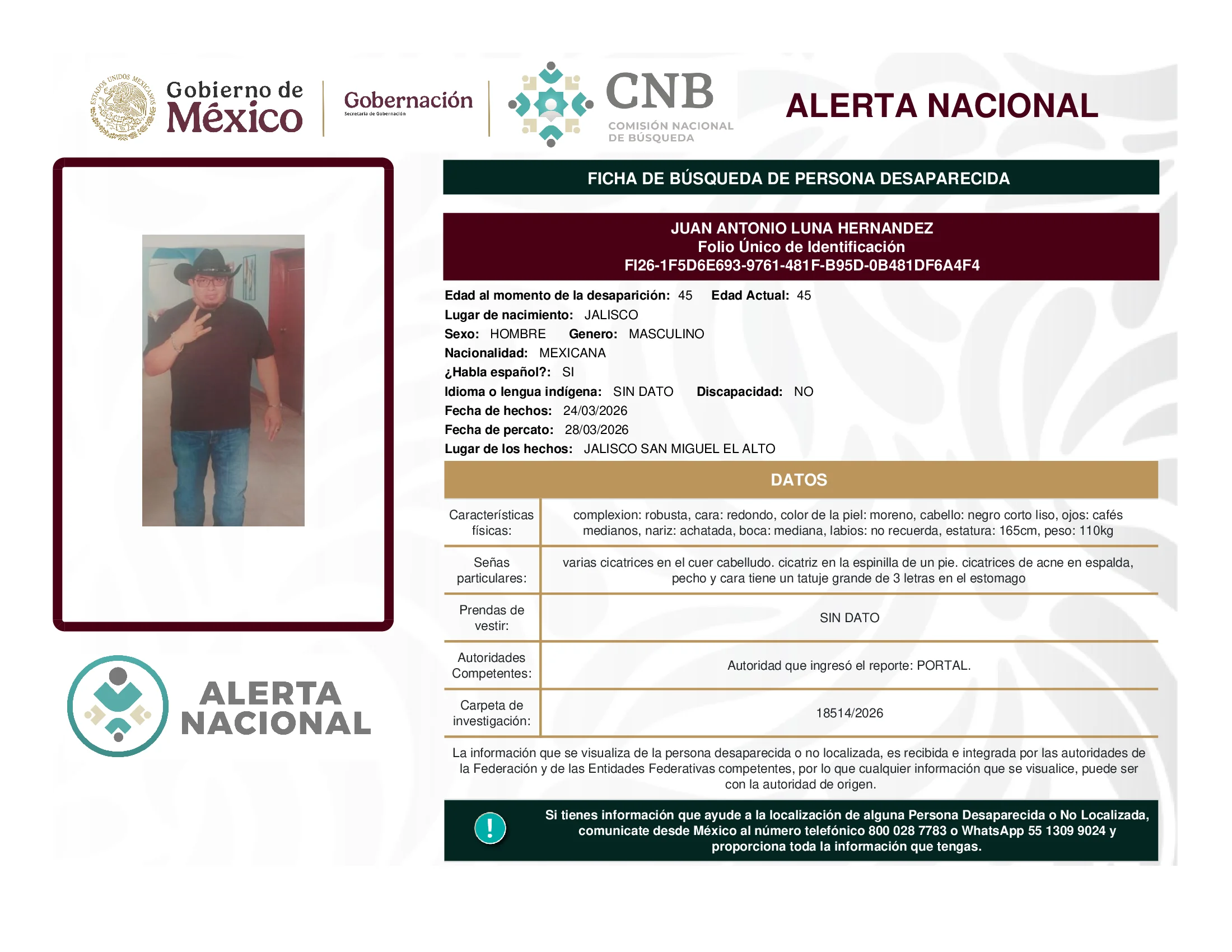 Juan Antonio Luna Hernandez