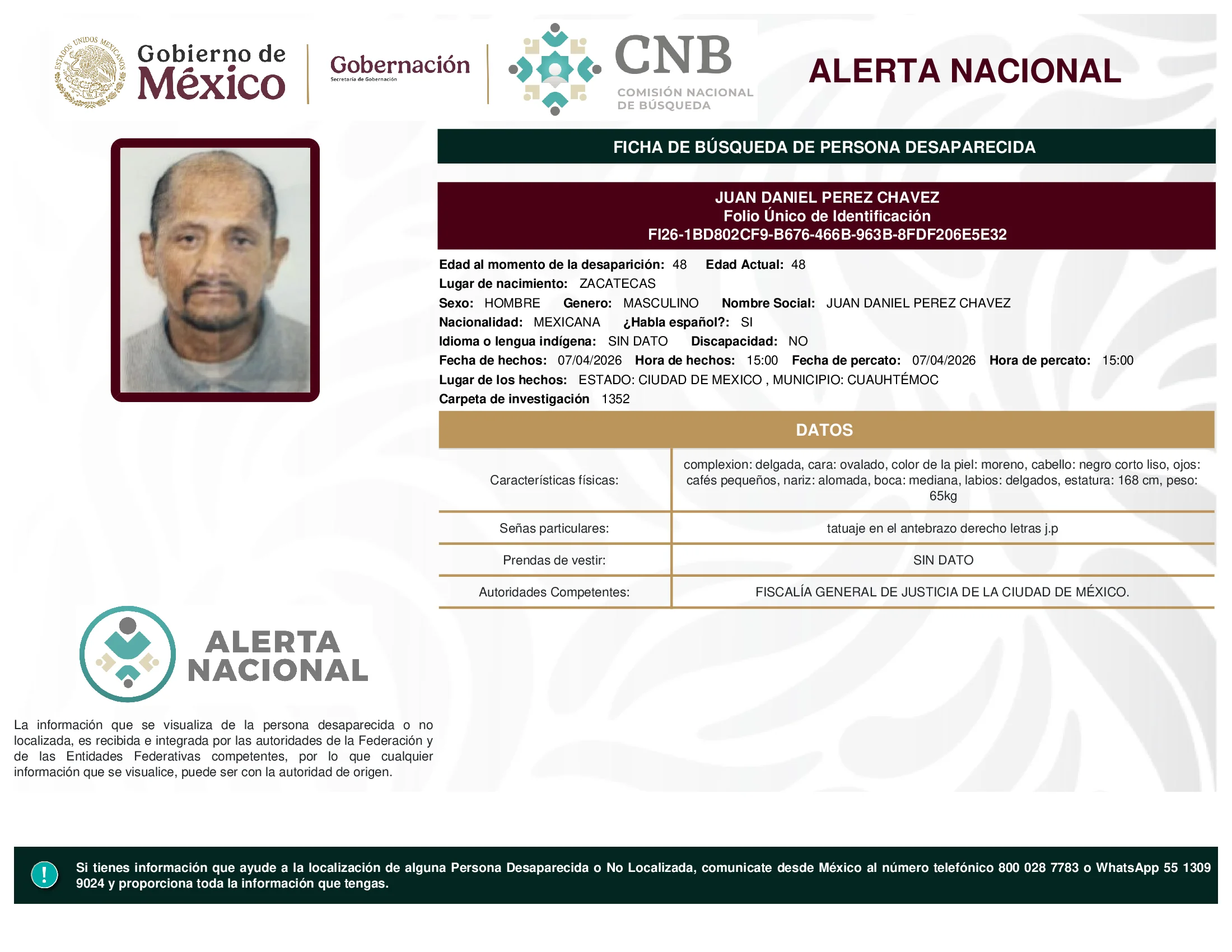 Juan Daniel Perez Chavez