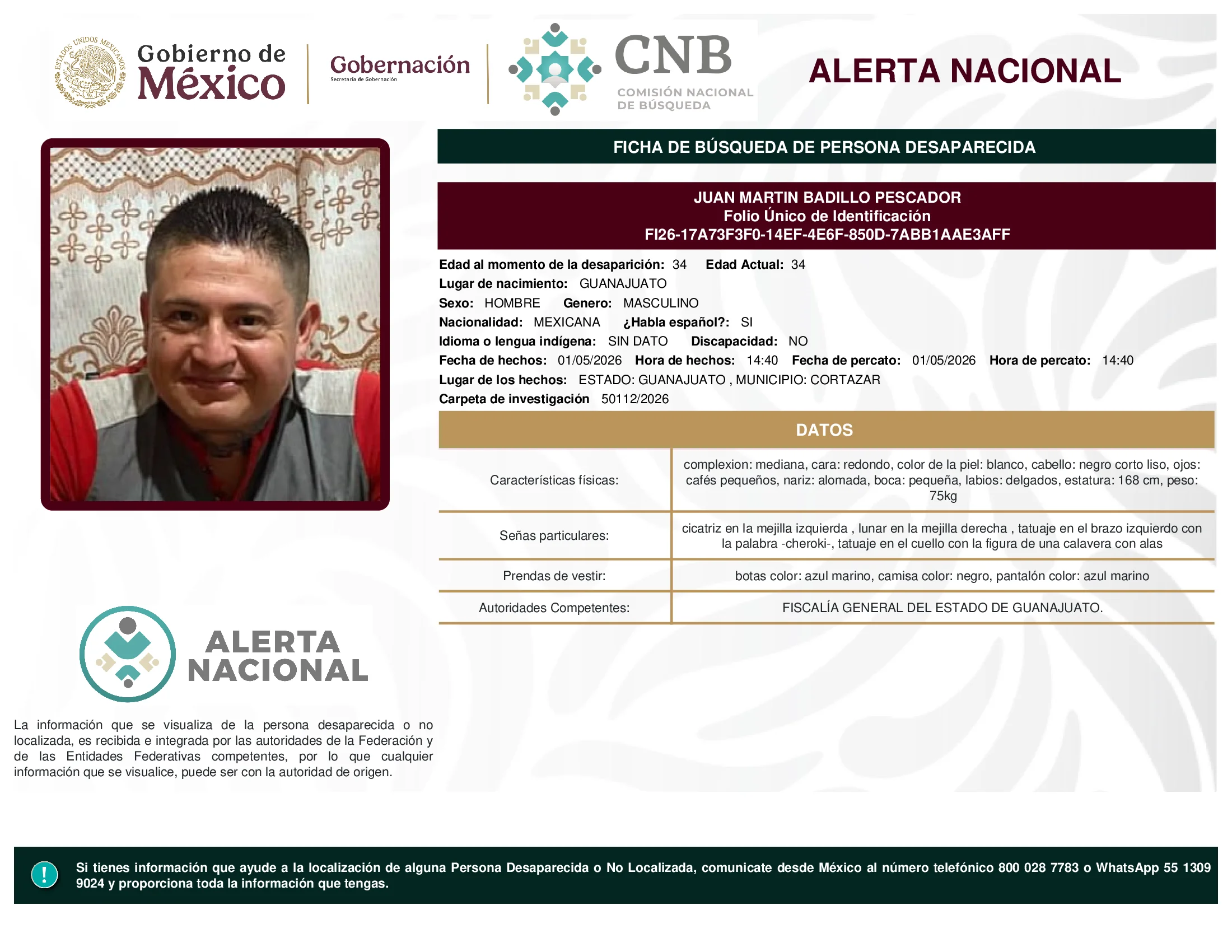 Juan Martin Badillo Pescador