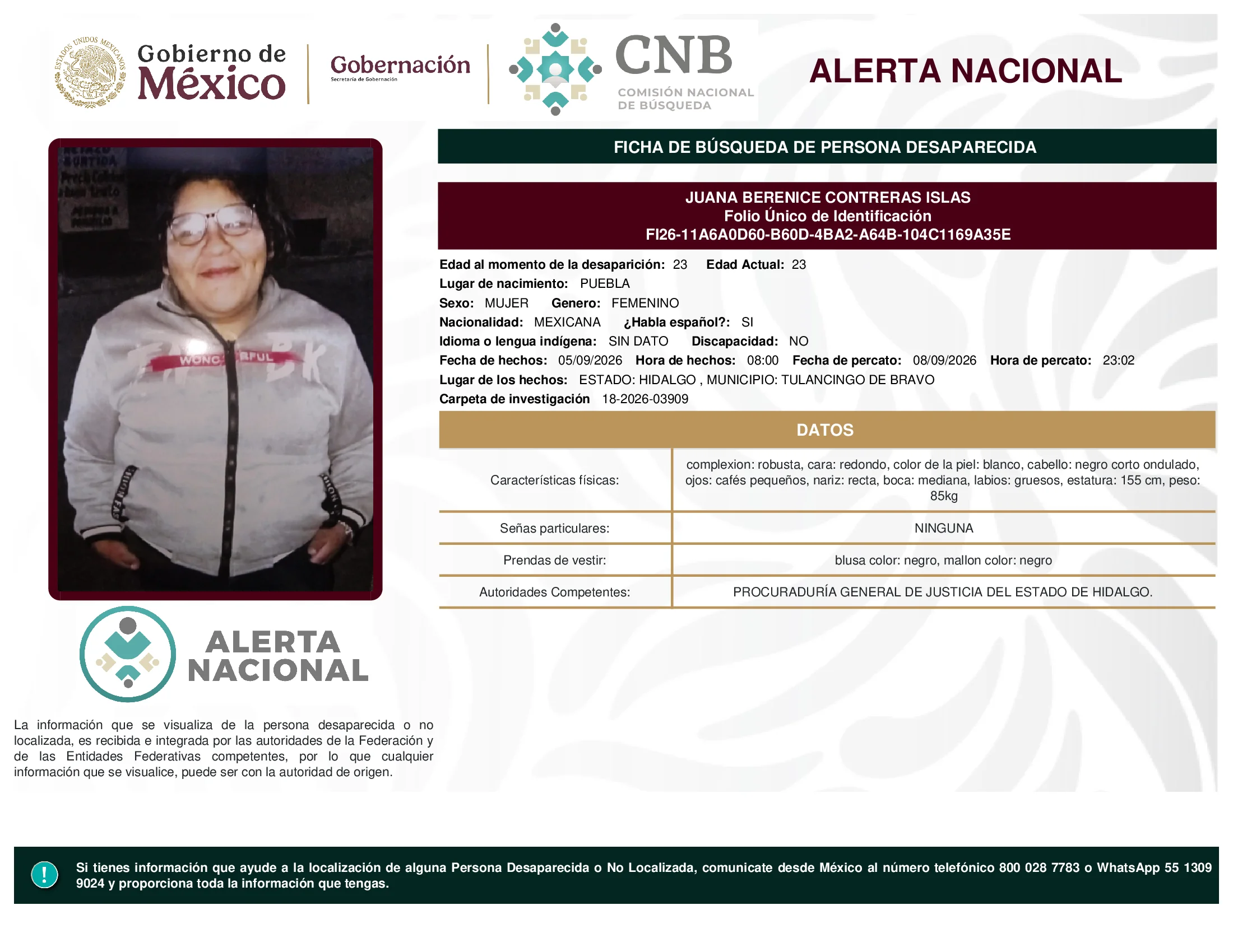 Juana Berenice Contreras Islas