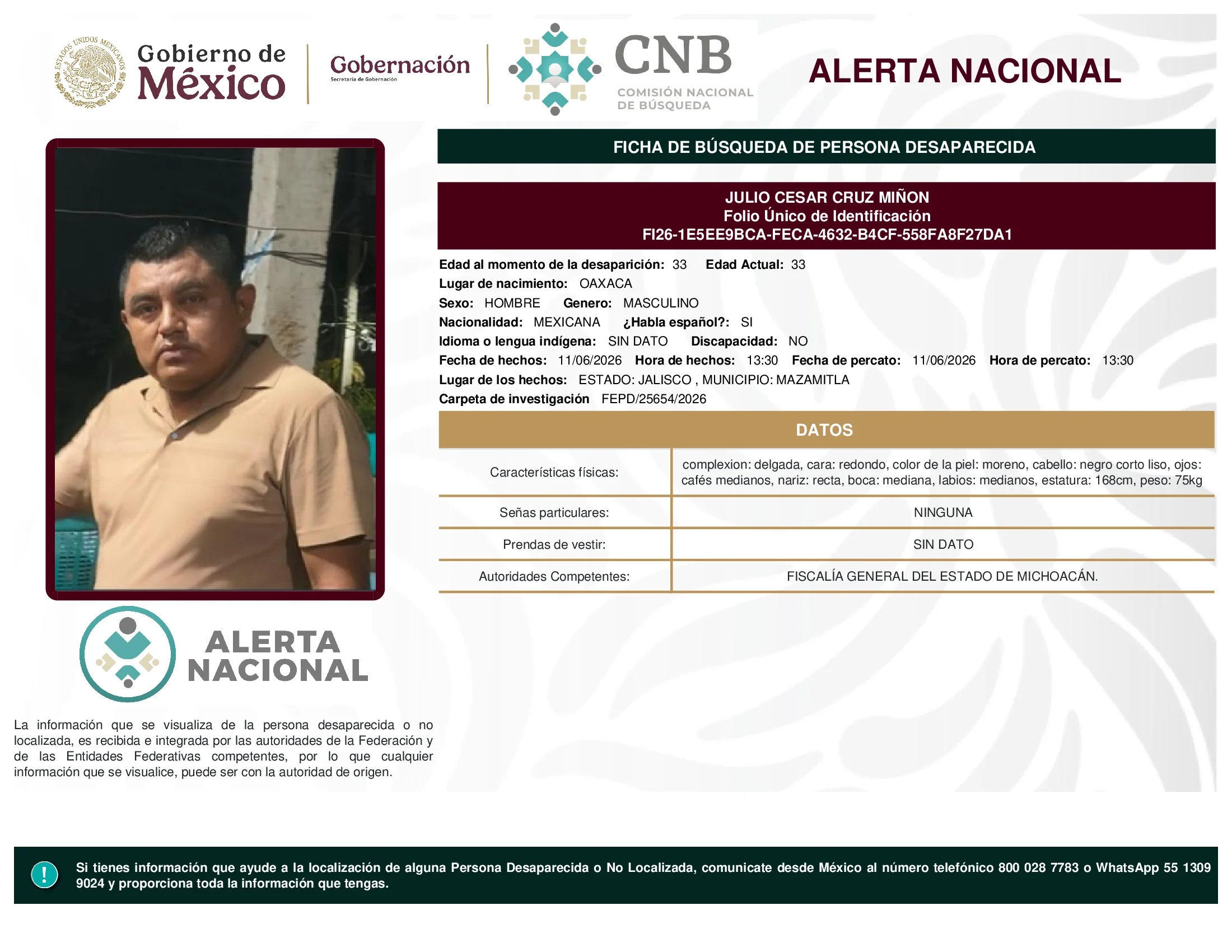 Julio Cesar Cruz Miñon