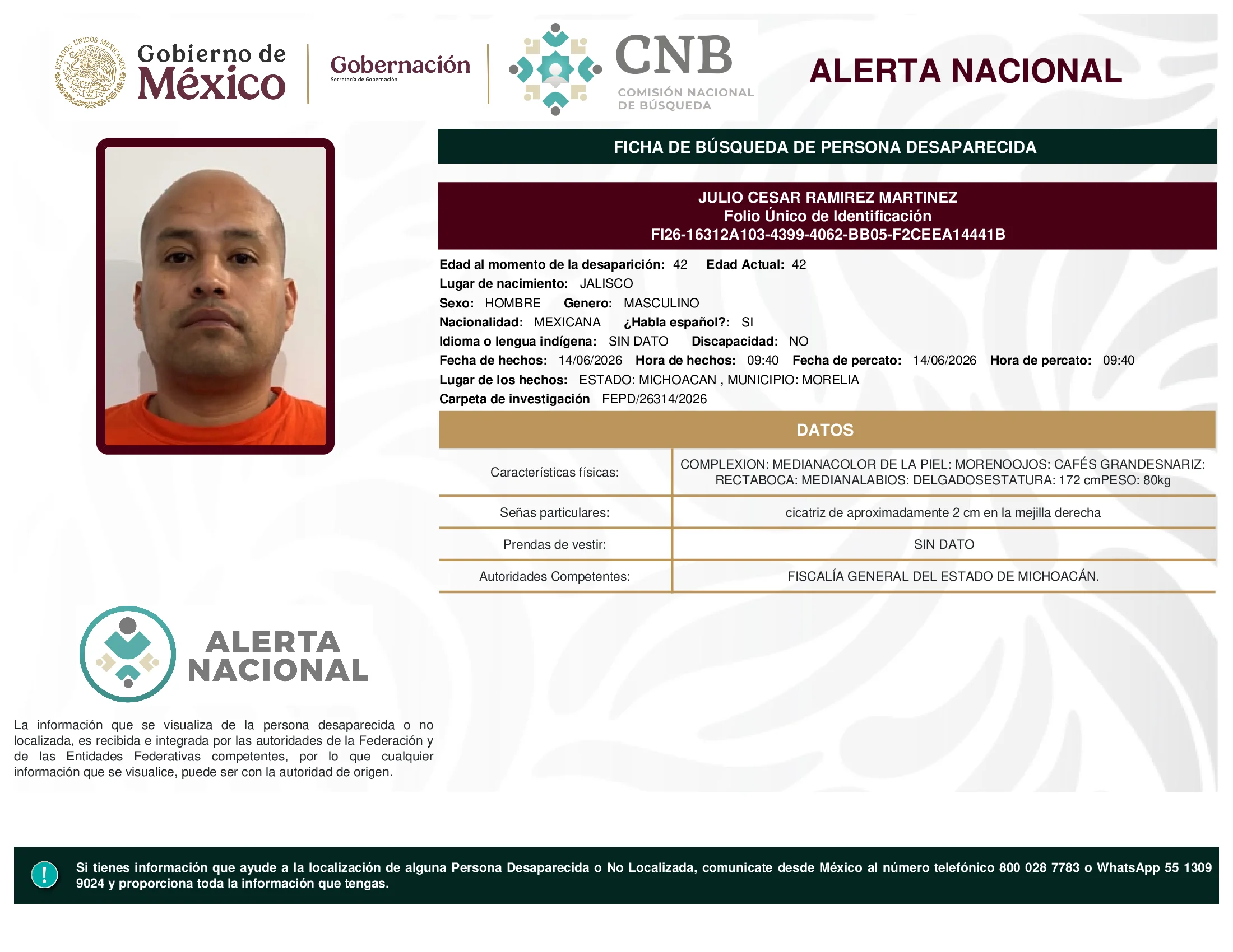 Julio Cesar Ramirez Martinez