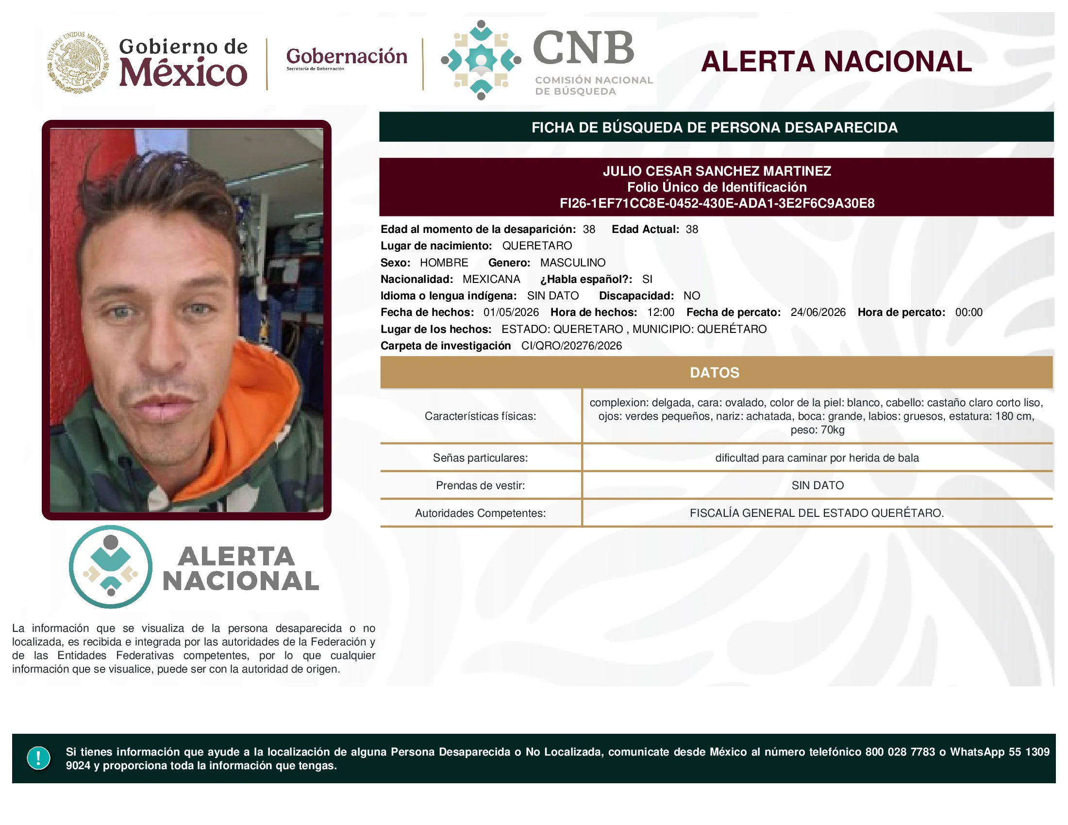 Julio Cesar Sanchez Martinez