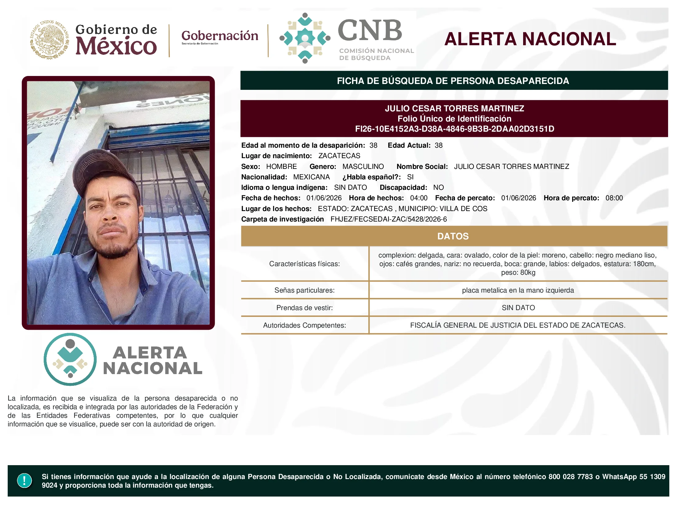Julio Cesar Torres Martinez
