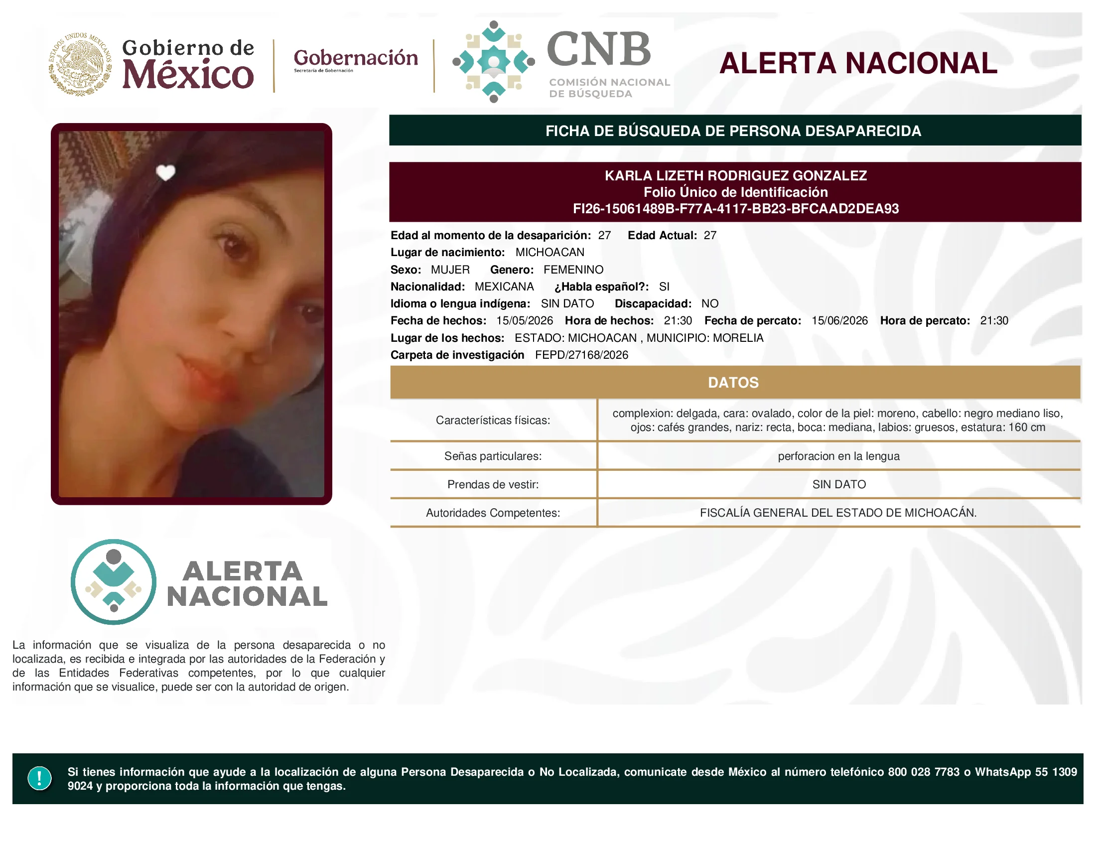 Karla Lizeth Rodriguez Gonzalez