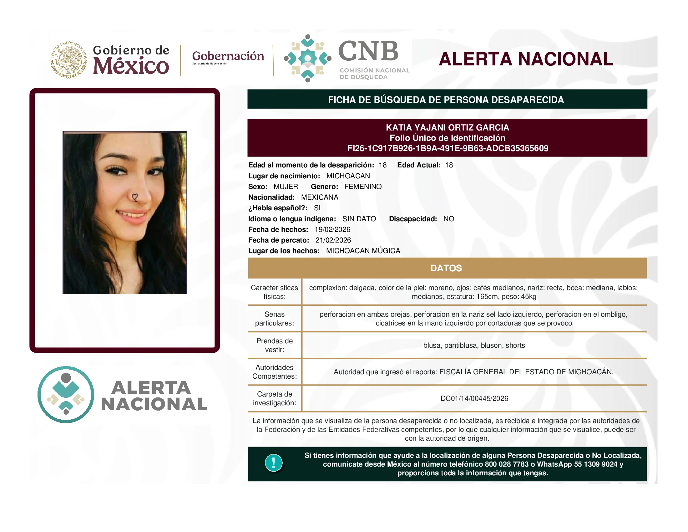 Katia Yajani Ortiz Garcia