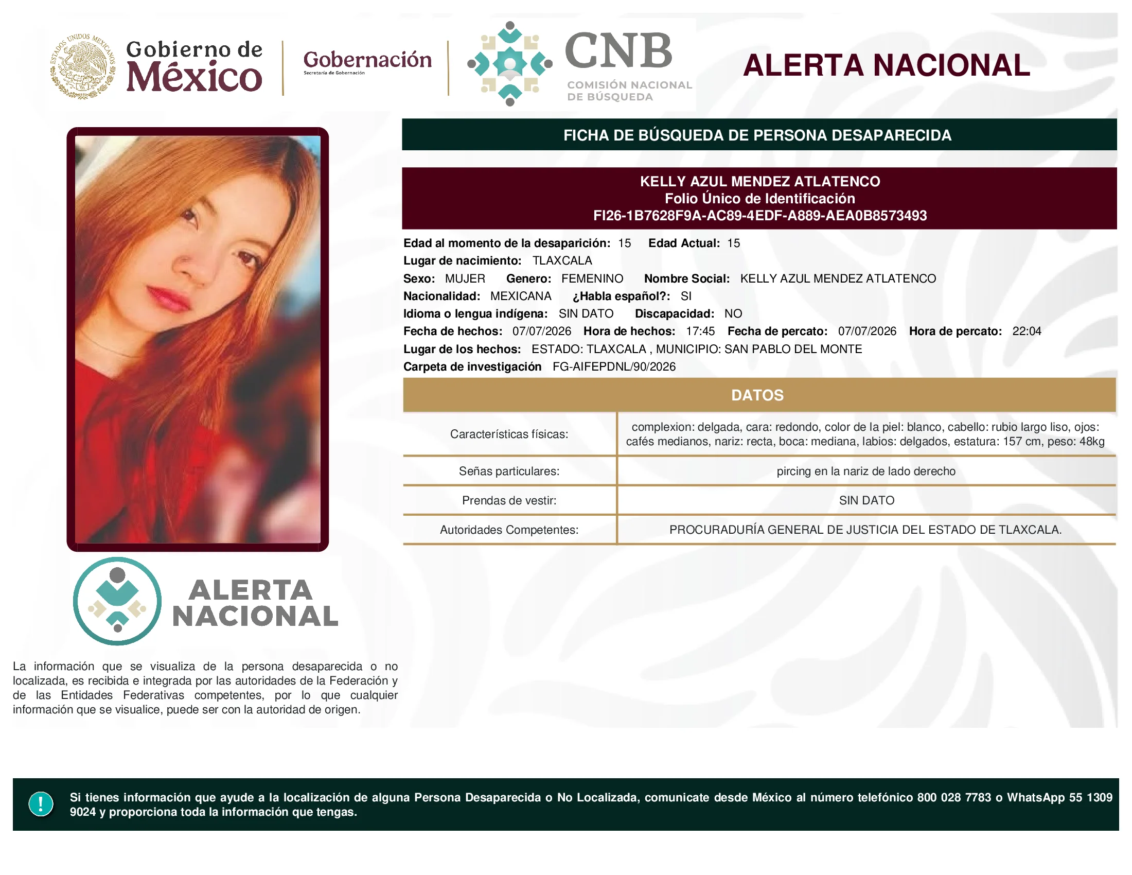 Kelly Azul Mendez Atlatenco
