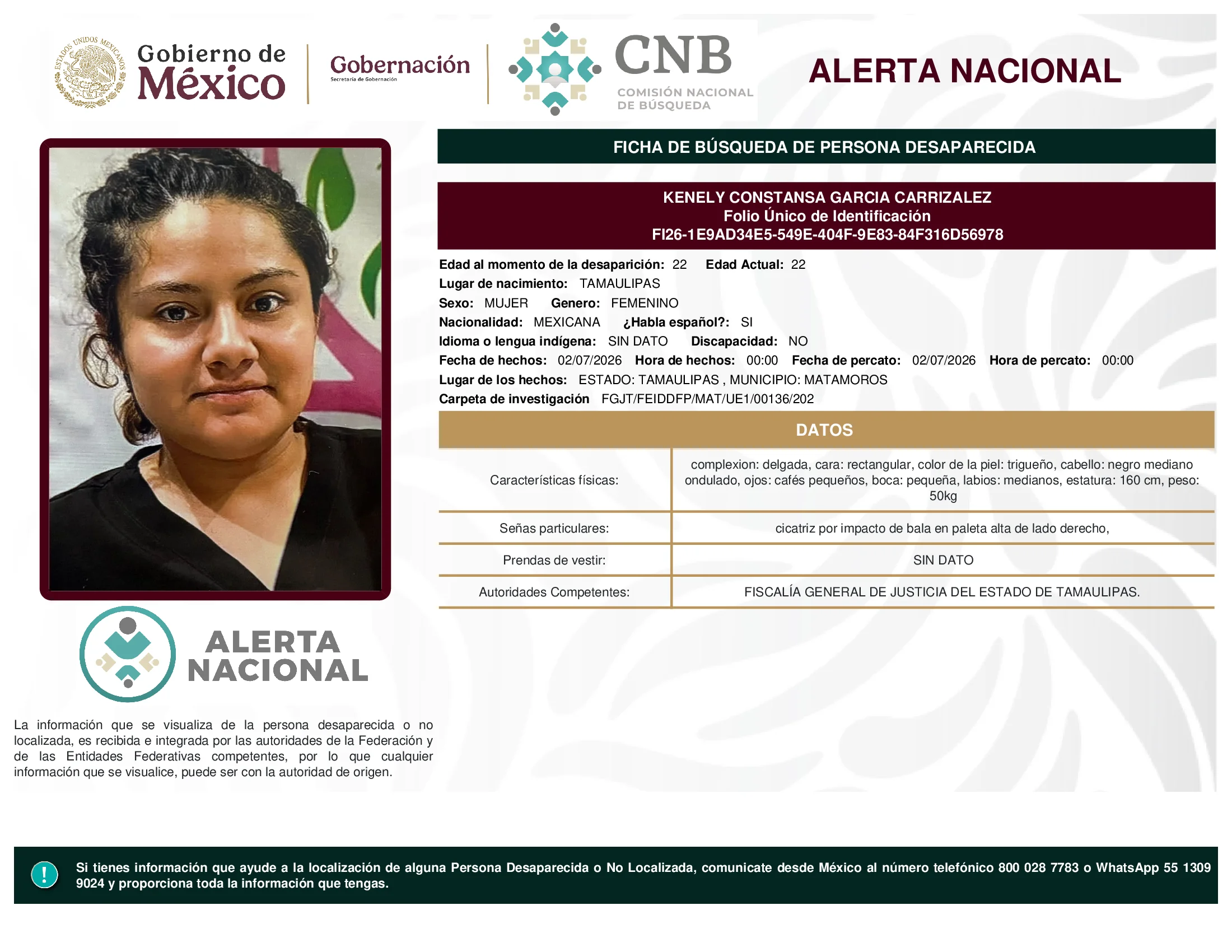 Kenely Constansa Garcia Carrizalez