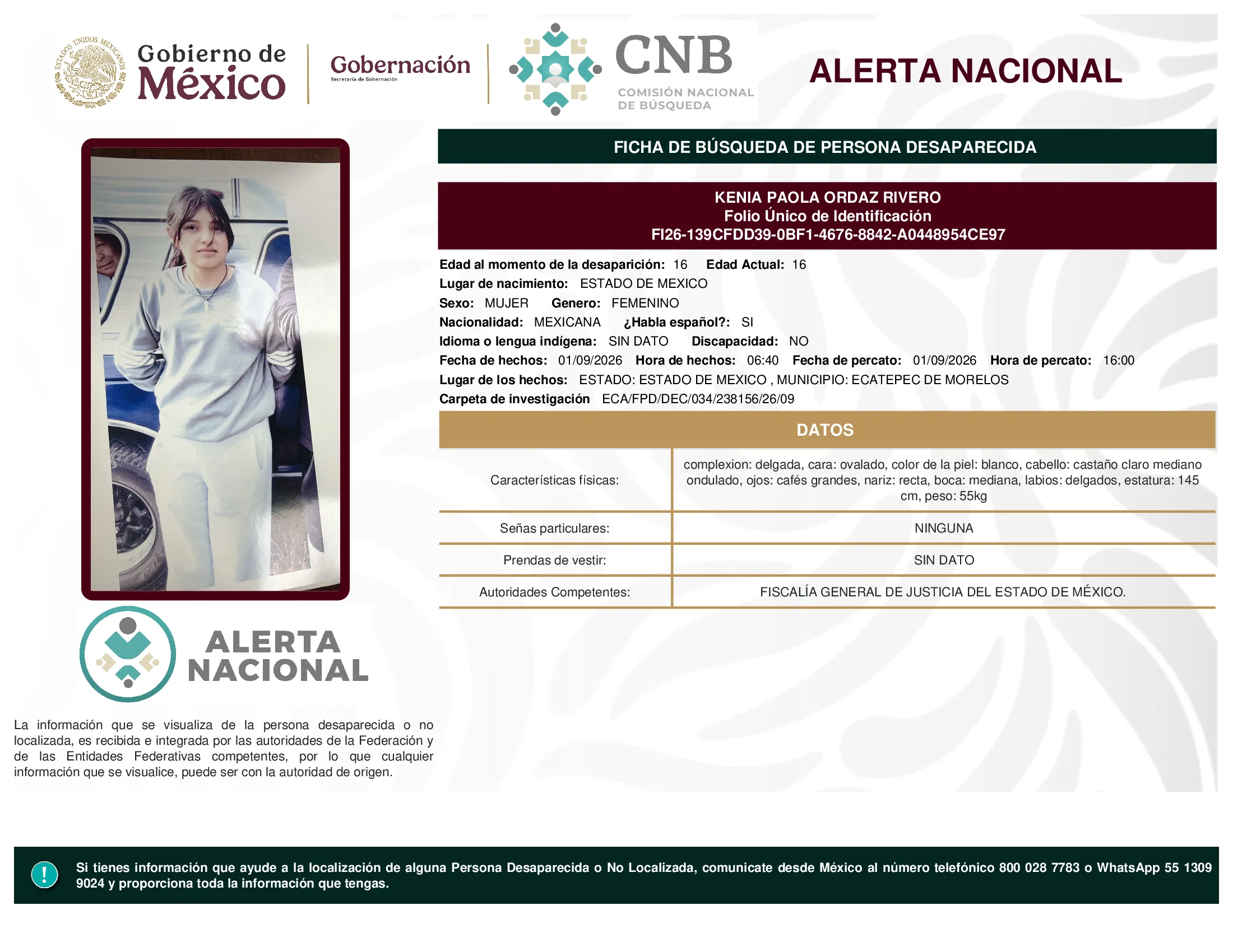 Kenia Paola Ordaz Rivero