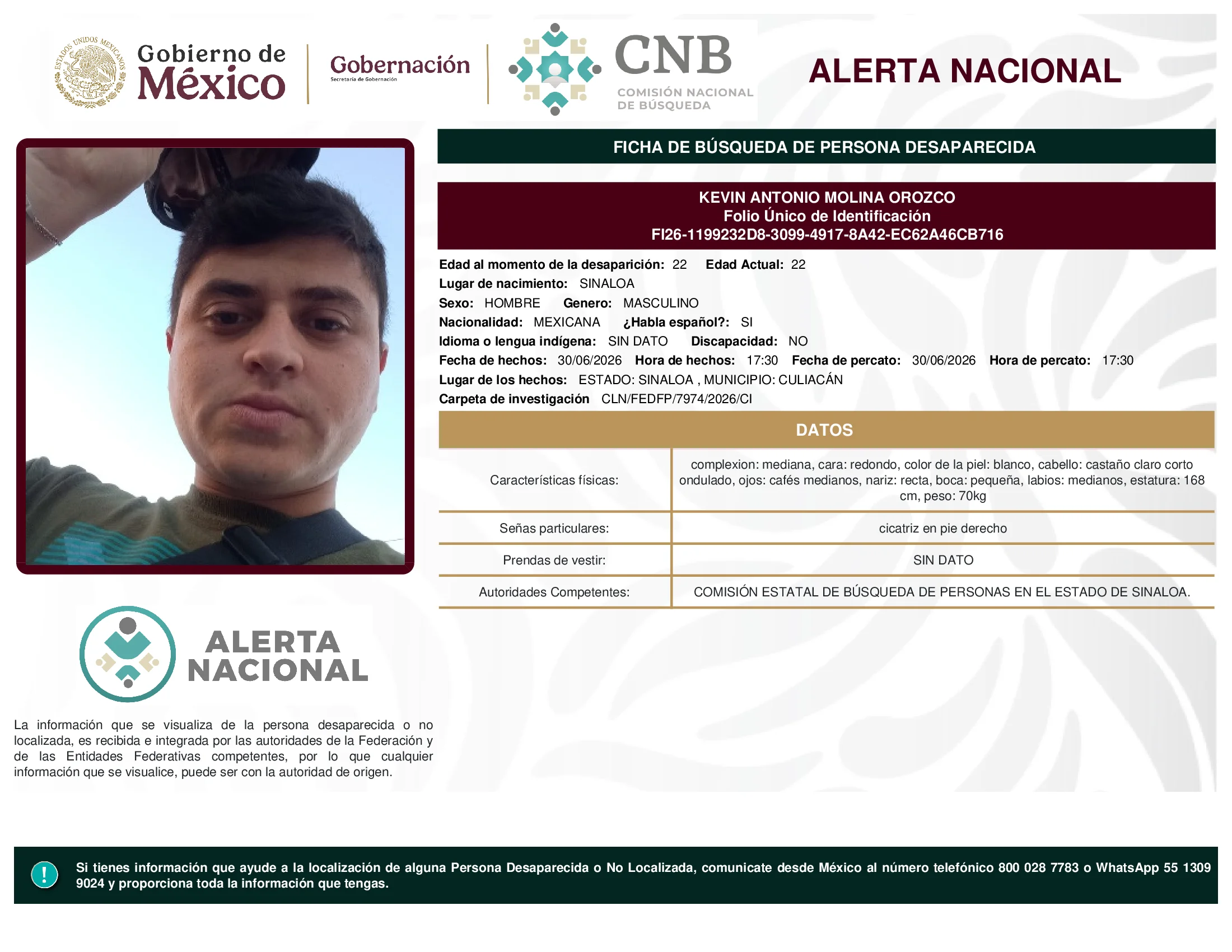 Kevin Antonio Molina Orozco