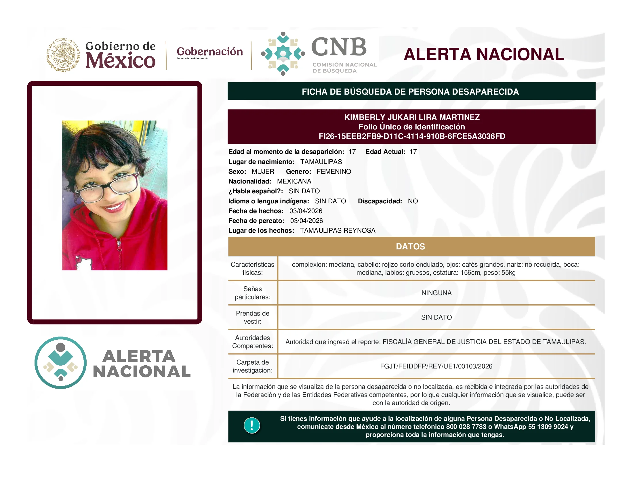 Kimberly Jukari Lira Martinez