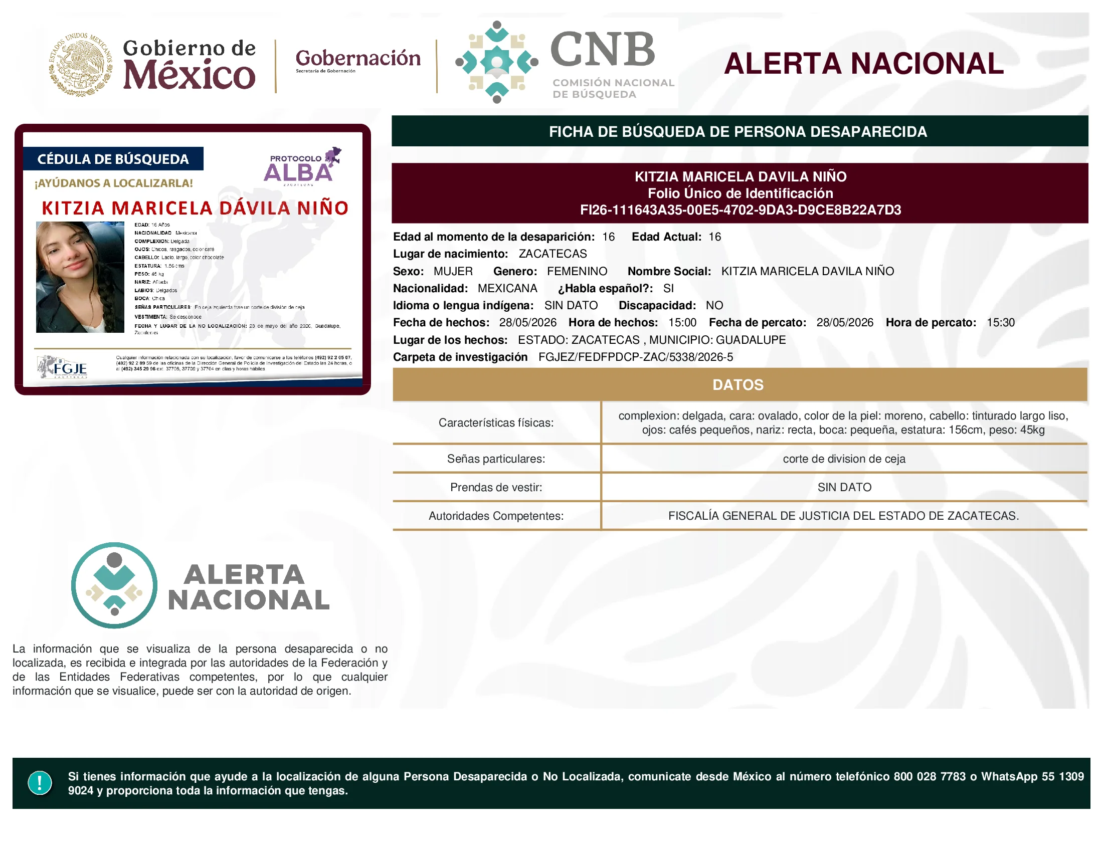 Kitzia Maricela Davila Niño