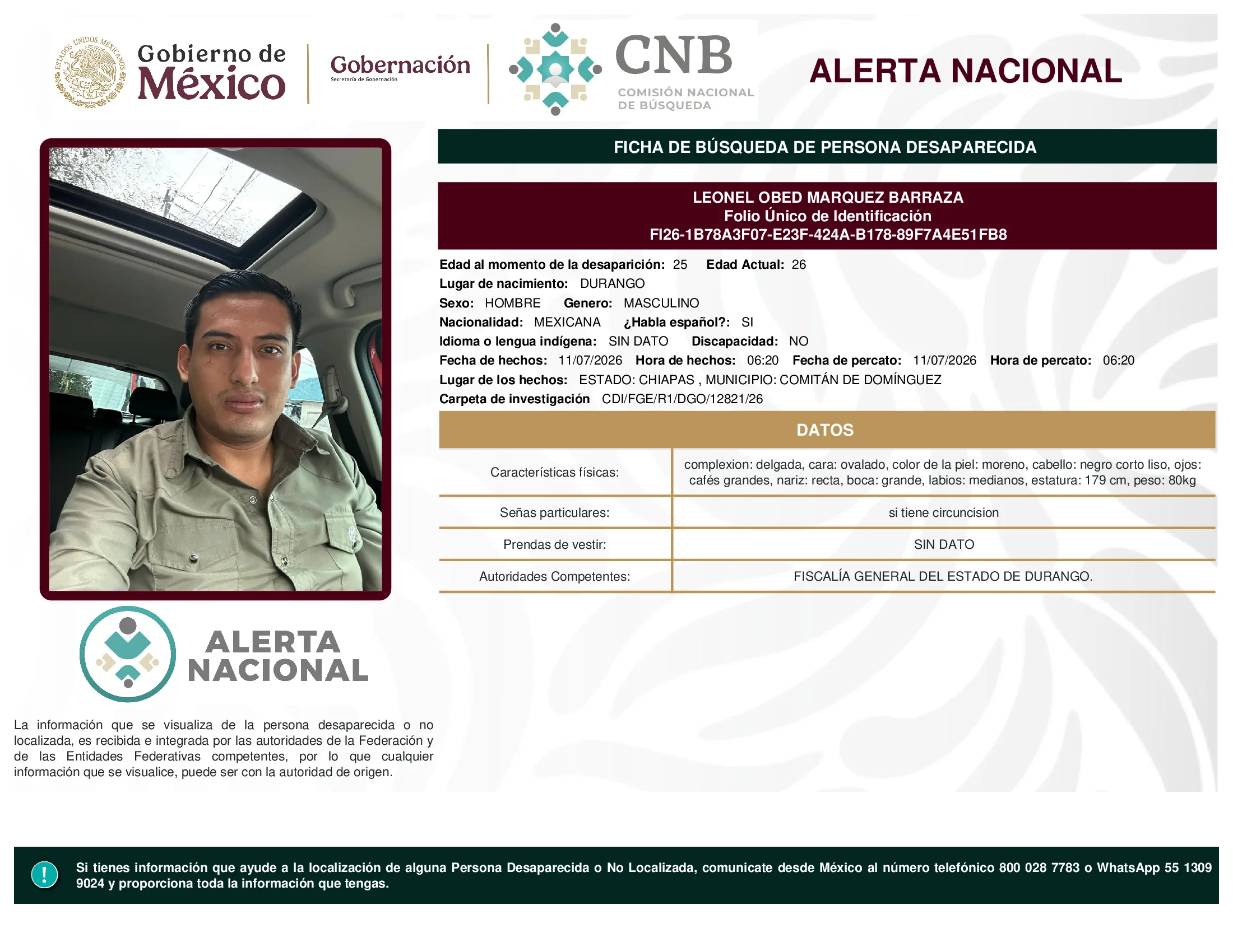 Leonel Obed Marquez Barraza
