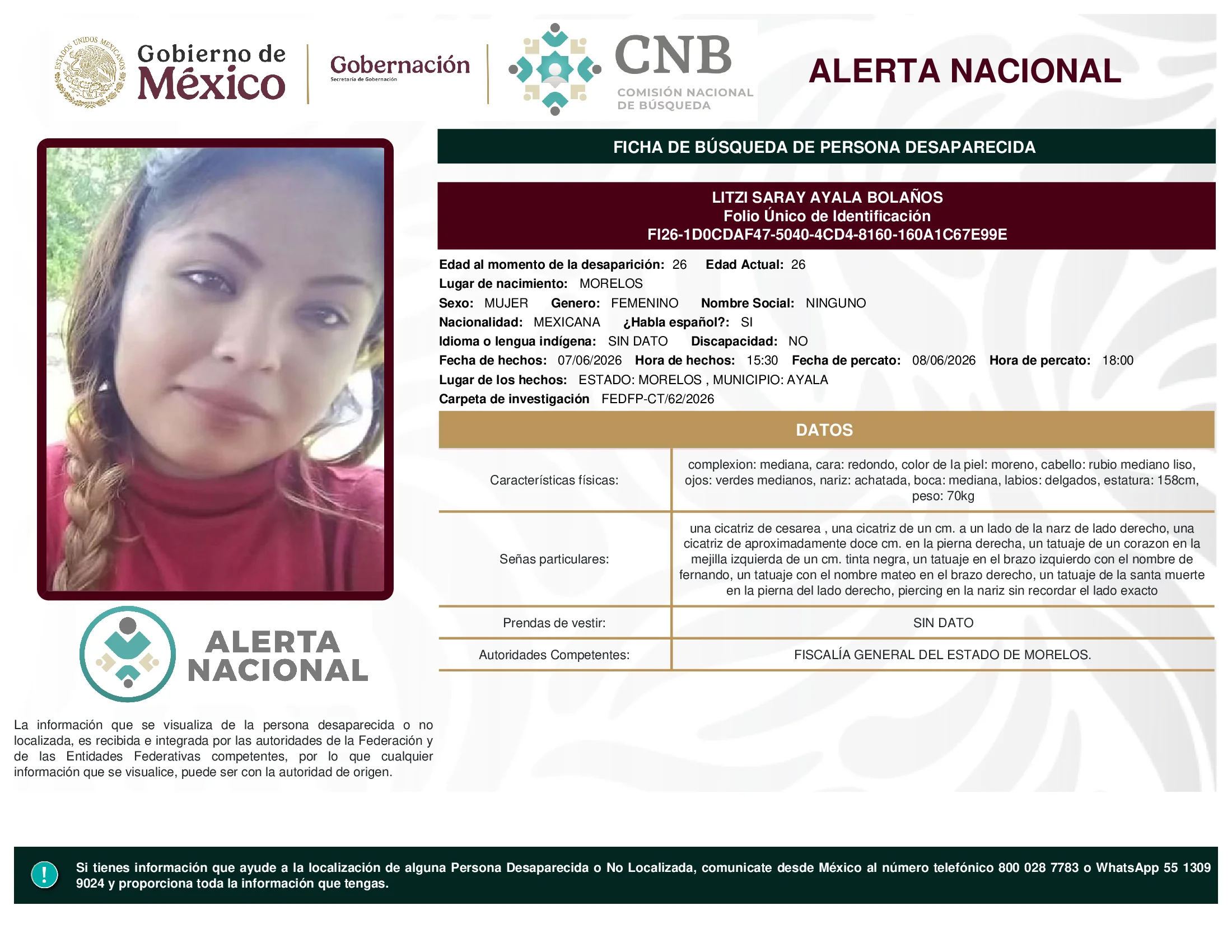 Litzi Saray Ayala Bolaños