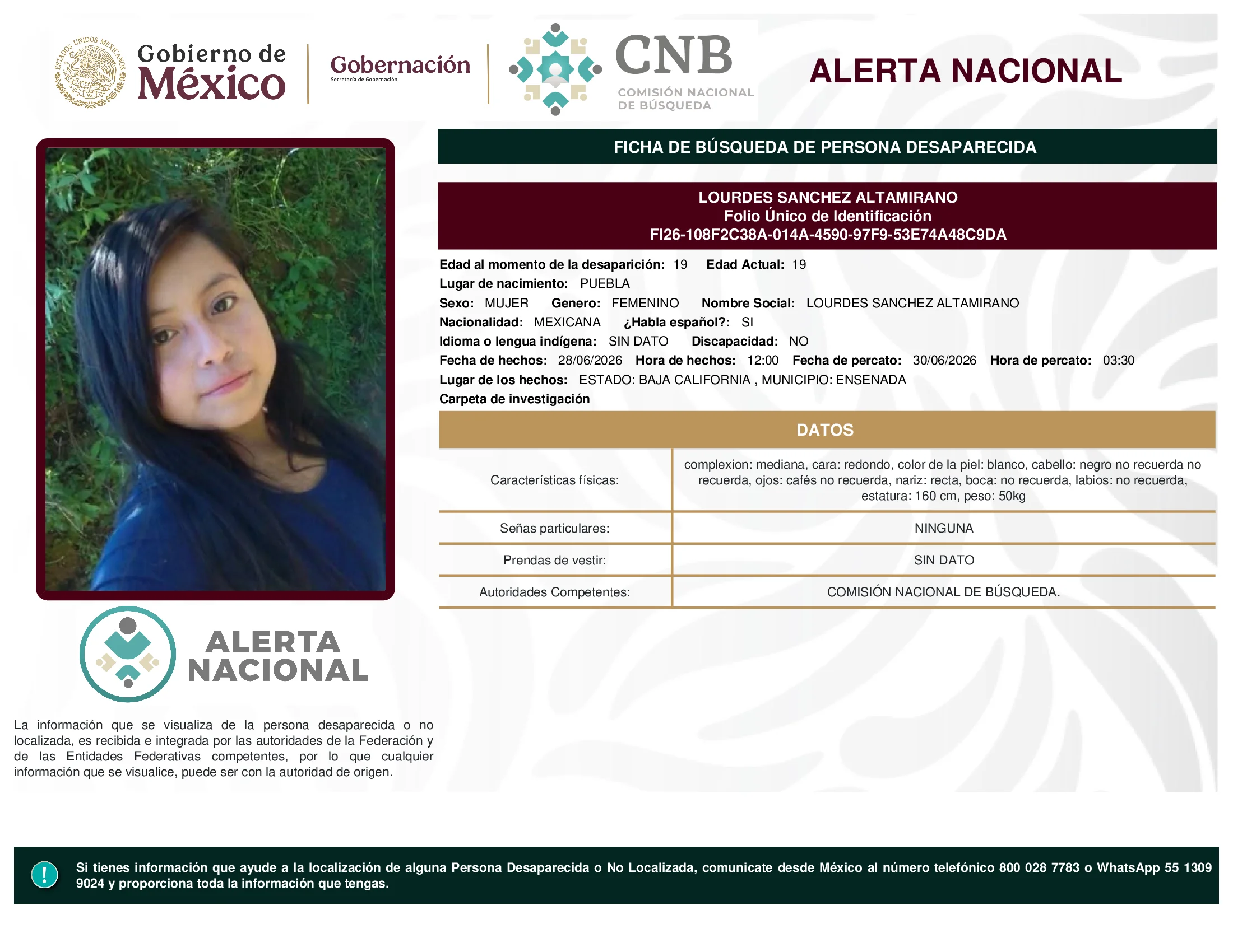 Lourdes Sanchez Altamirano