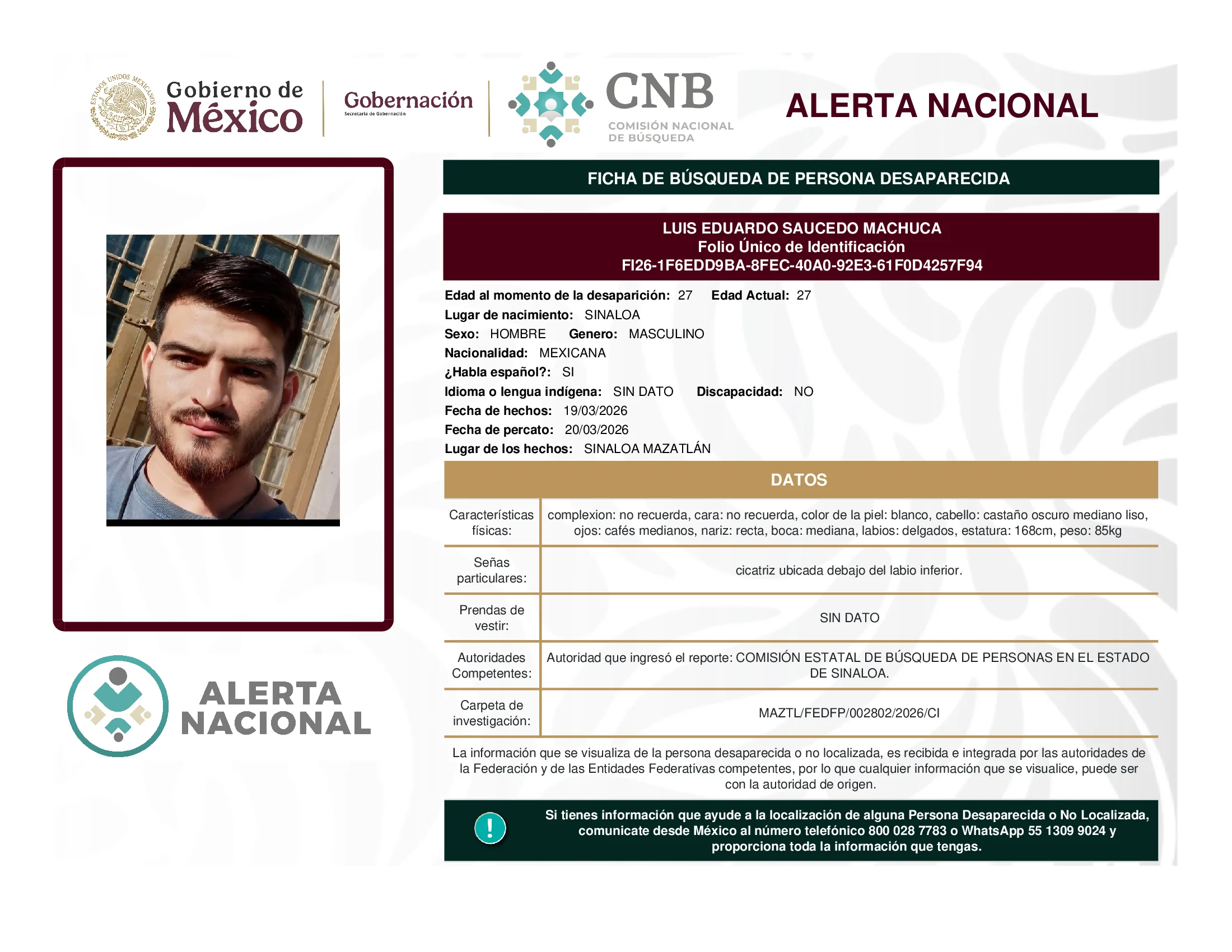 Luis Eduardo Saucedo Machuca