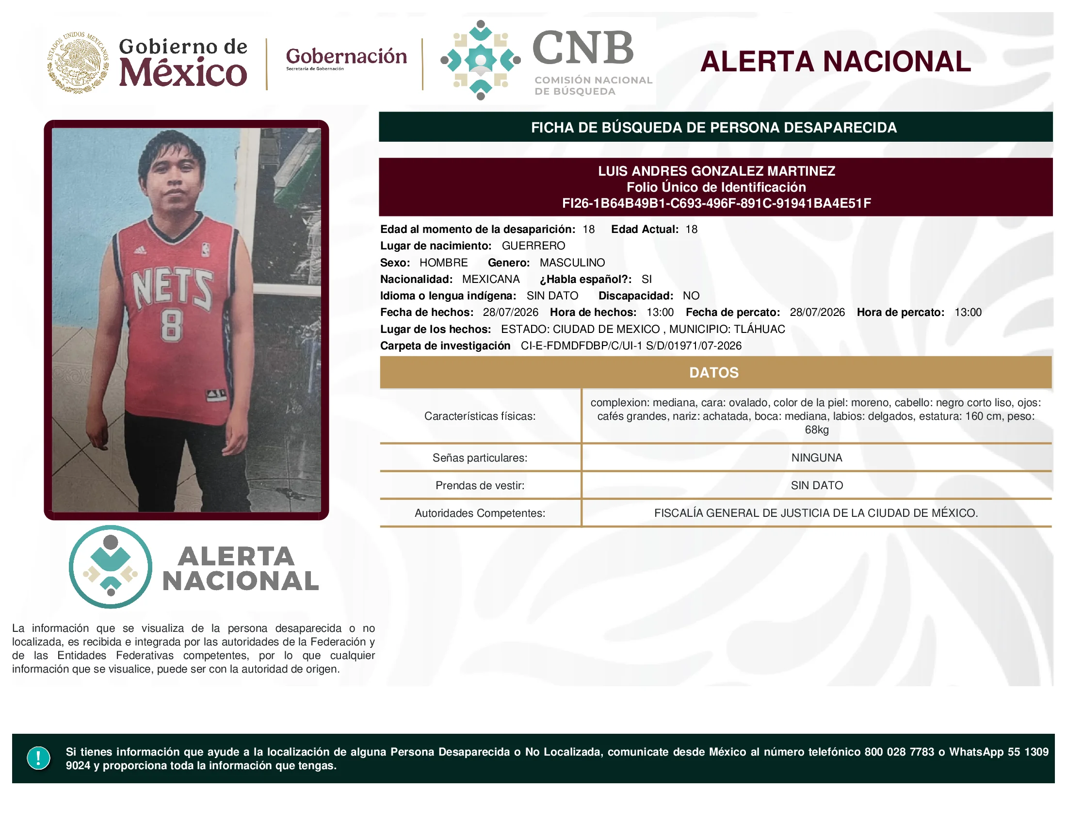 Luis Andres Gonzalez Martinez