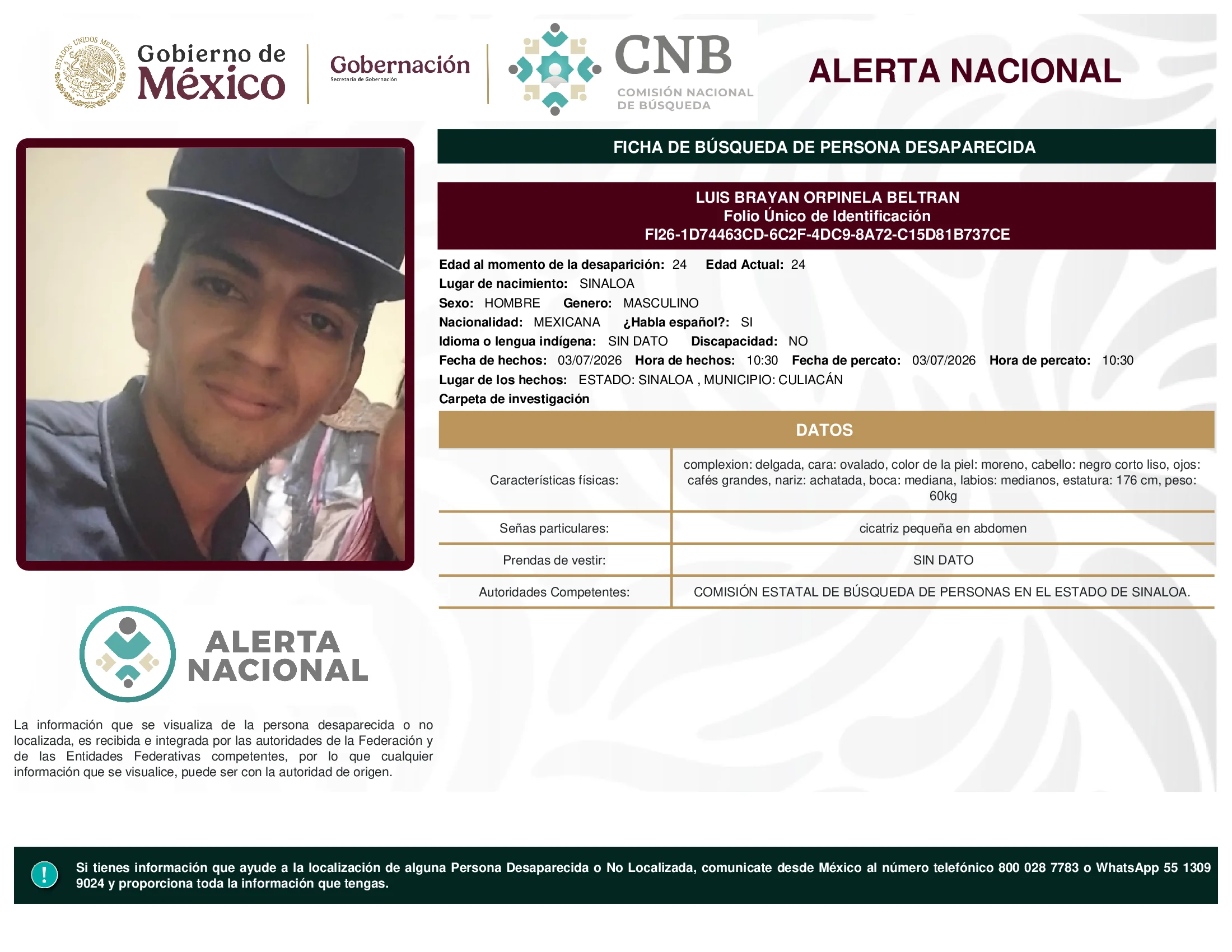 Luis Brayan Orpinela Beltran