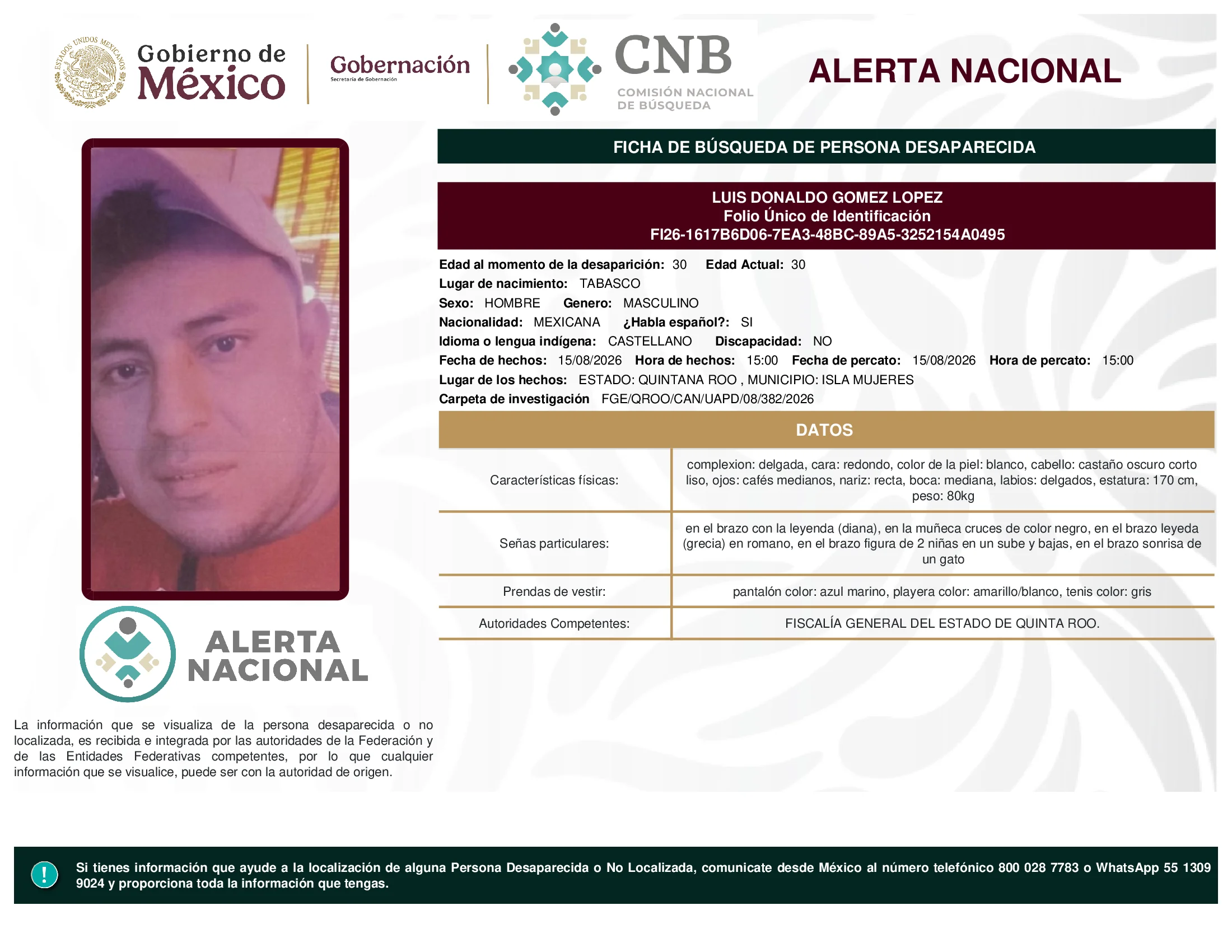 Luis Donaldo Gomez Lopez