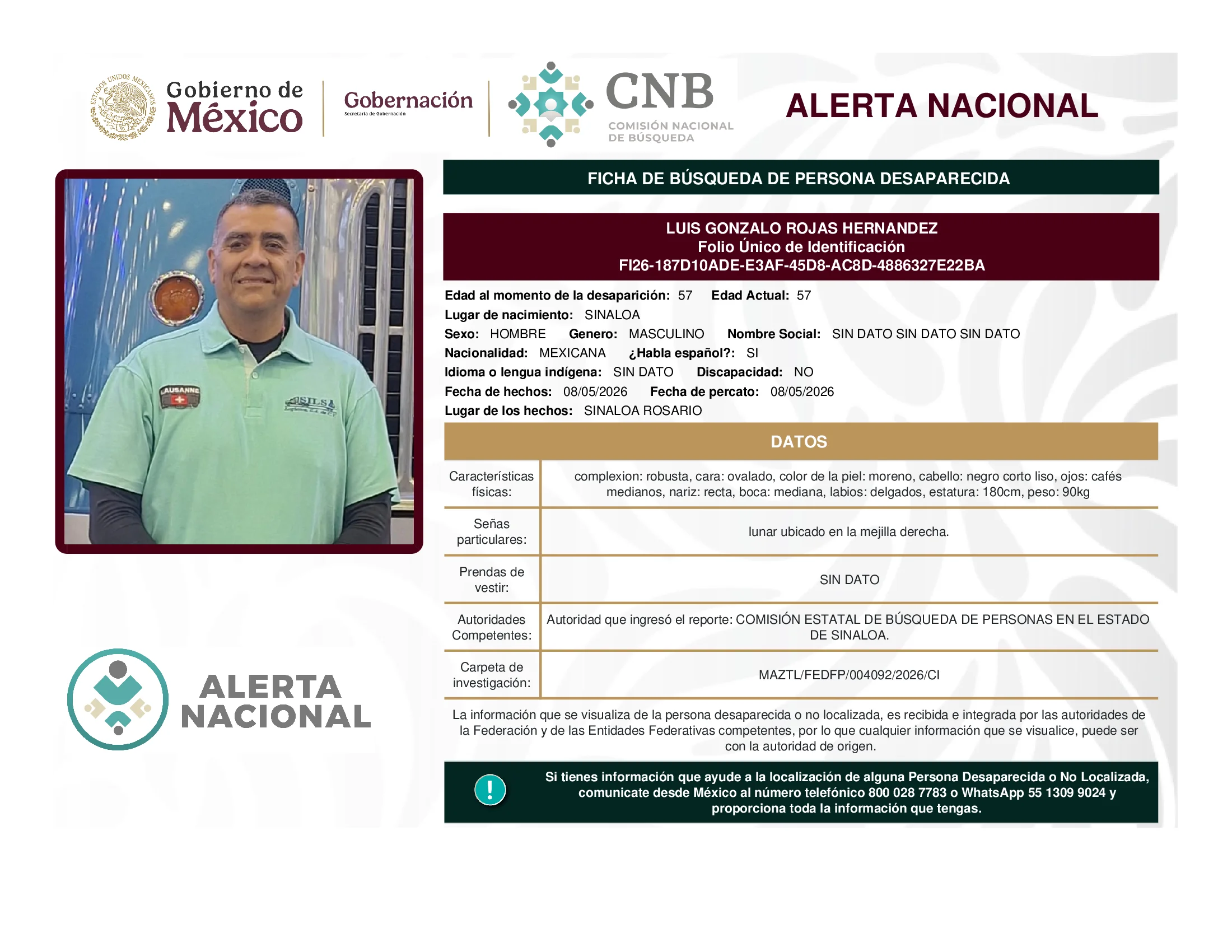 Luis Gonzalo Rojas Hernandez